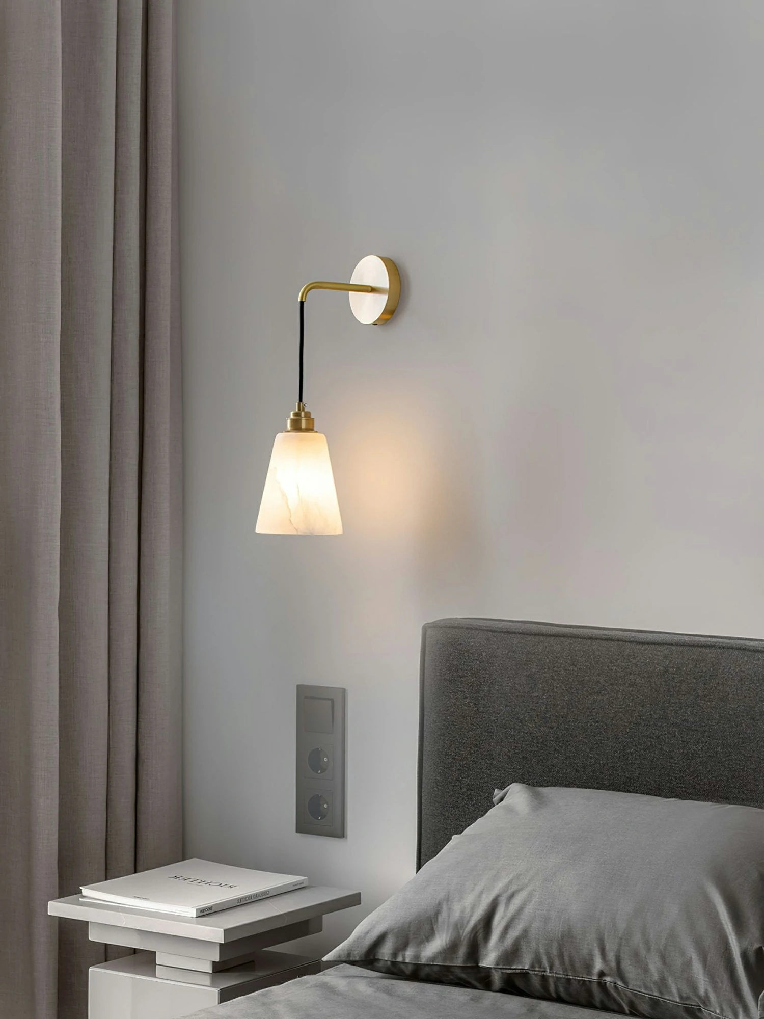 Droplet Alabaster Wall Lamp - Image 3