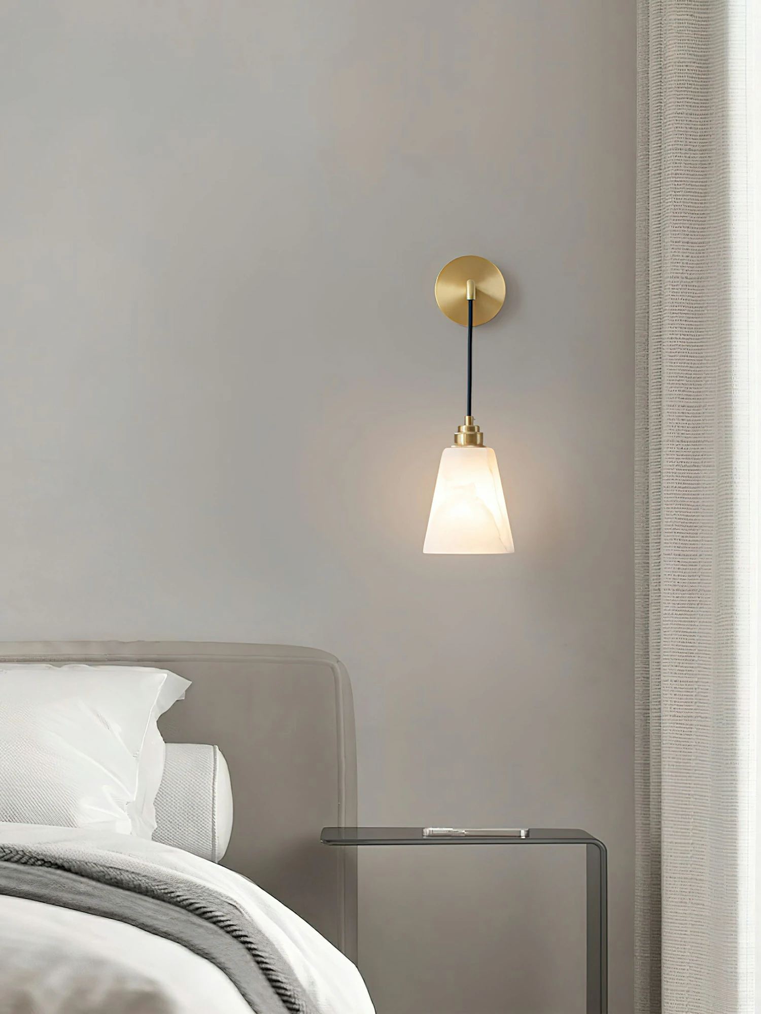 Droplet Alabaster Wall Lamp - Image 6