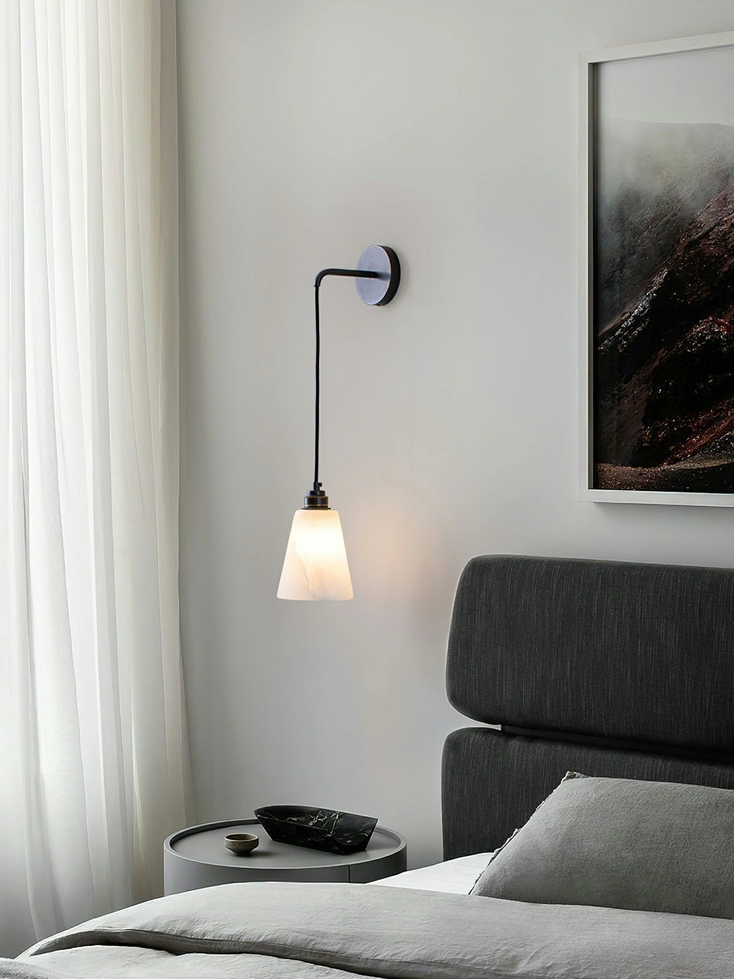 Droplet Alabaster Wall Lamp - Image 7