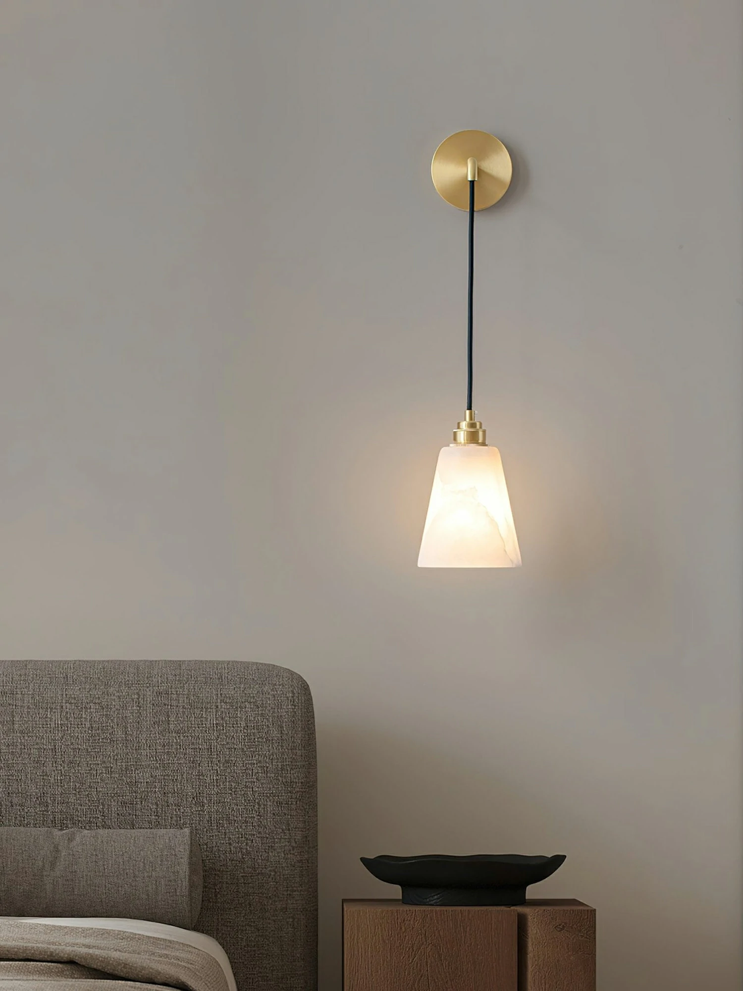 Droplet Alabaster Wall Lamp - Image 8