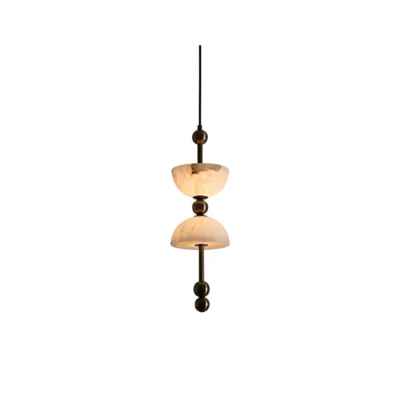Duo Alabaster Pendant Lamp