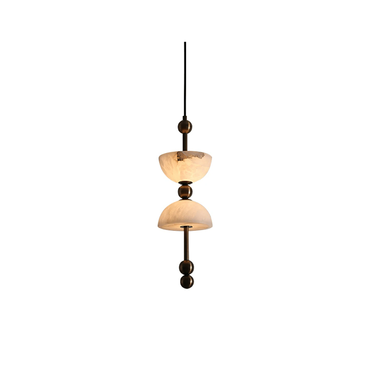 Duo Alabaster Pendant Lamp