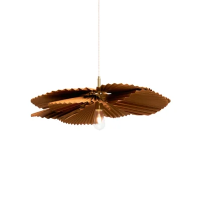 Folded Leaf Lotus Chandelier