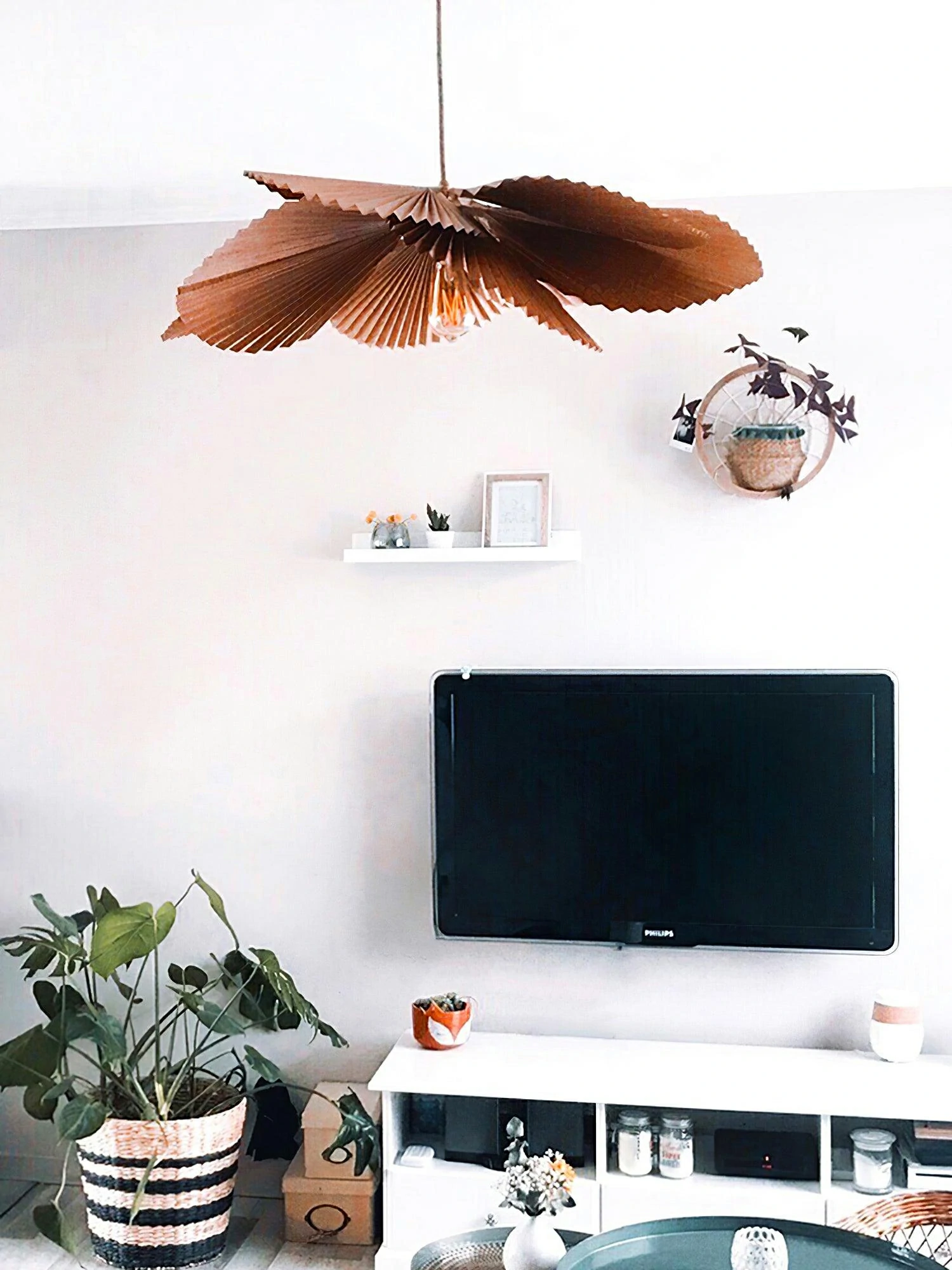 Folded Leaf Lotus Chandelier - Image 2