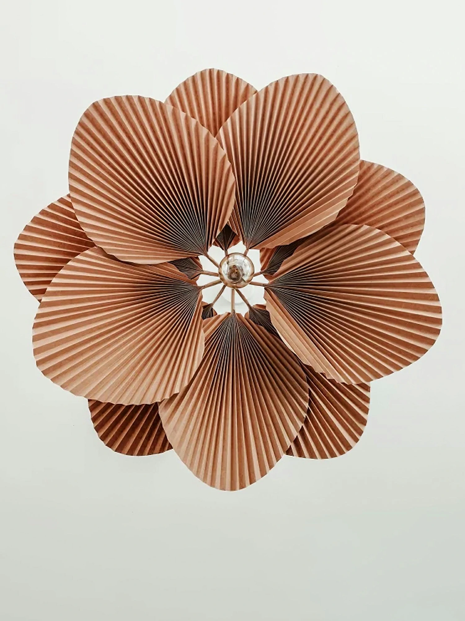 Folded Leaf Lotus Chandelier - Image 7