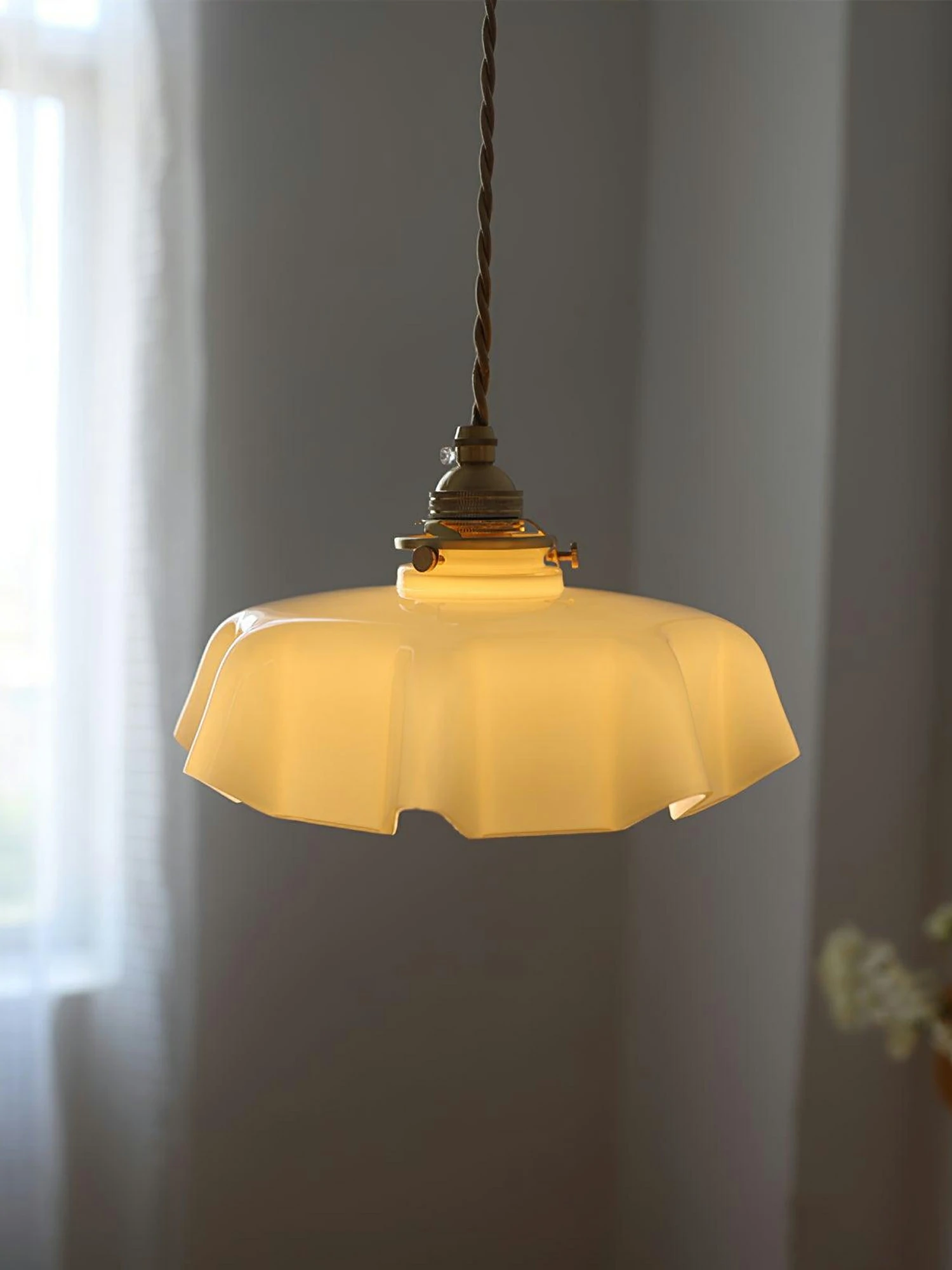 French Flower Pendant Light - Image 30