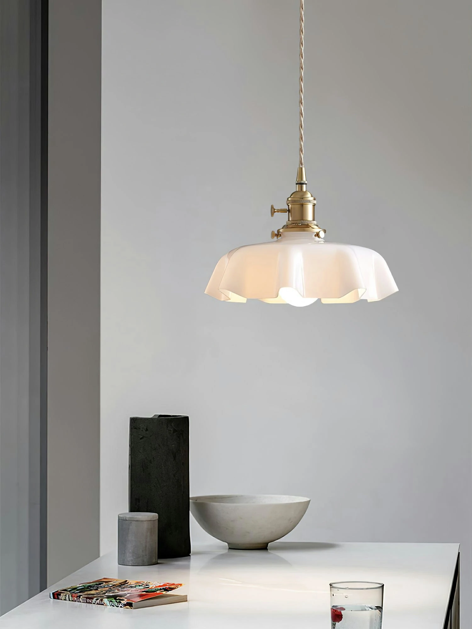 French Flower Pendant Light - Image 15