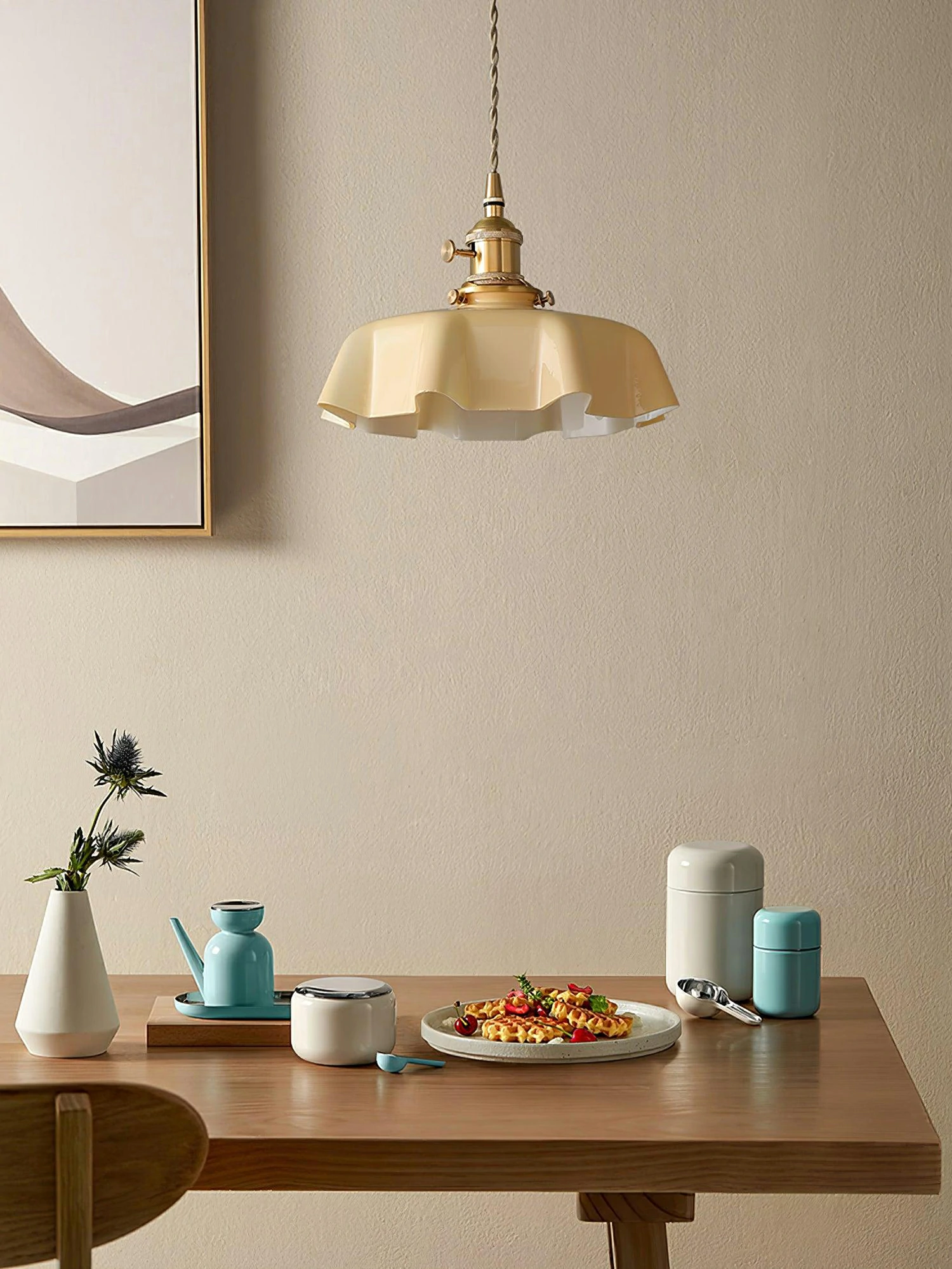 French Flower Pendant Light - Image 14