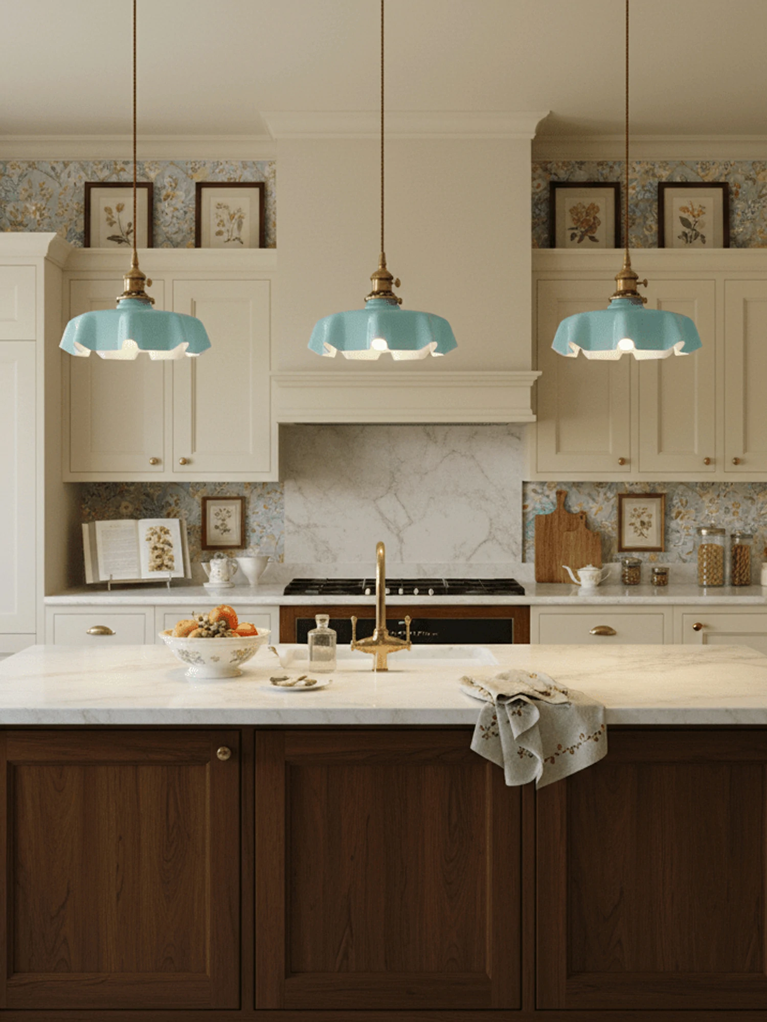 French Flower Pendant Light - Image 11