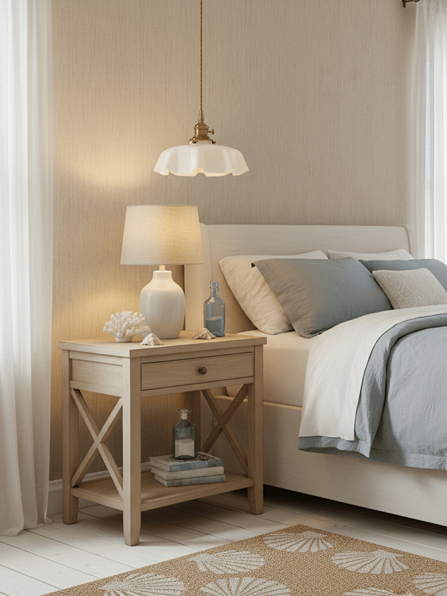 French Flower Pendant Light - Image 25
