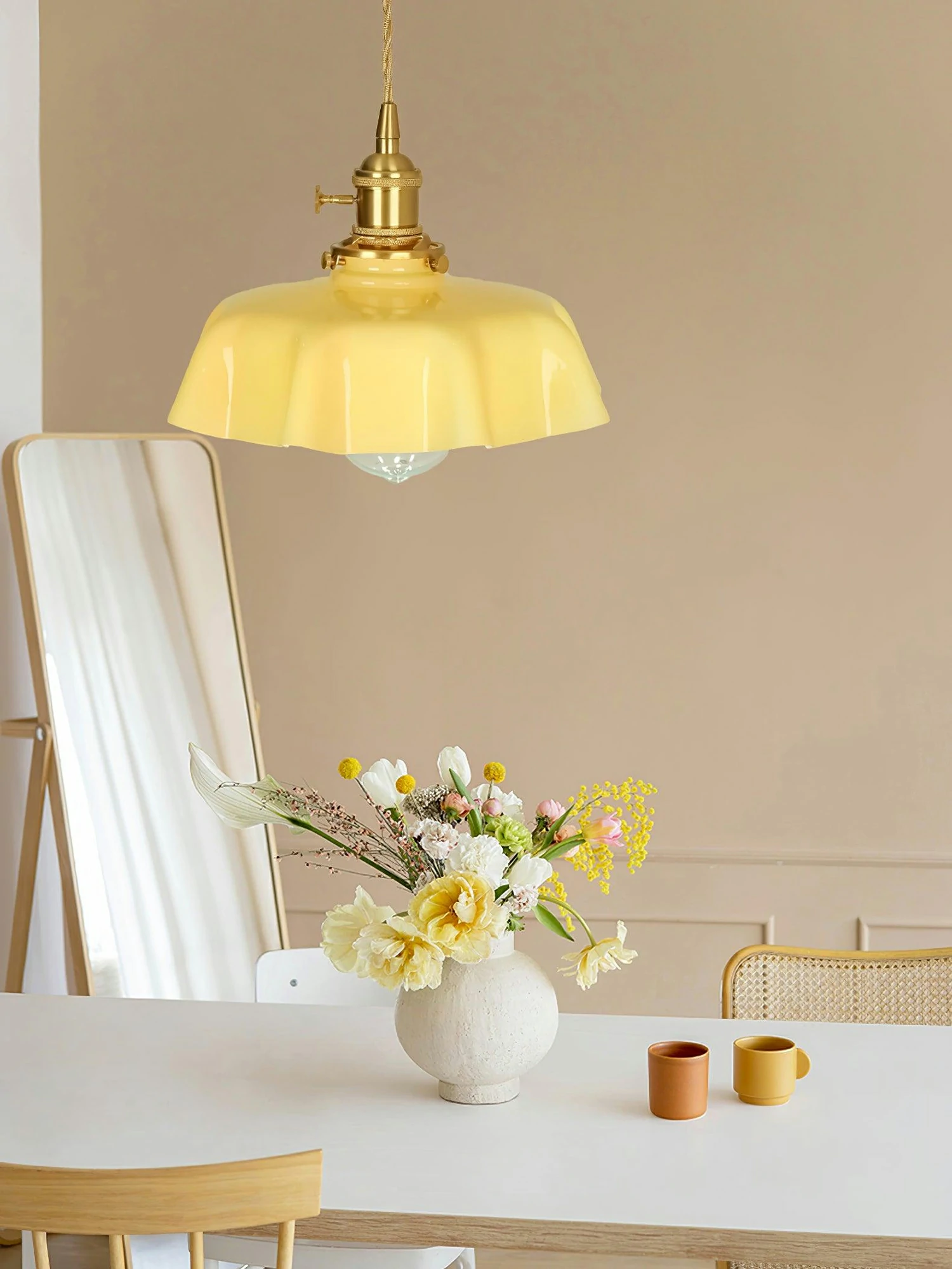French Flower Pendant Light - Image 20