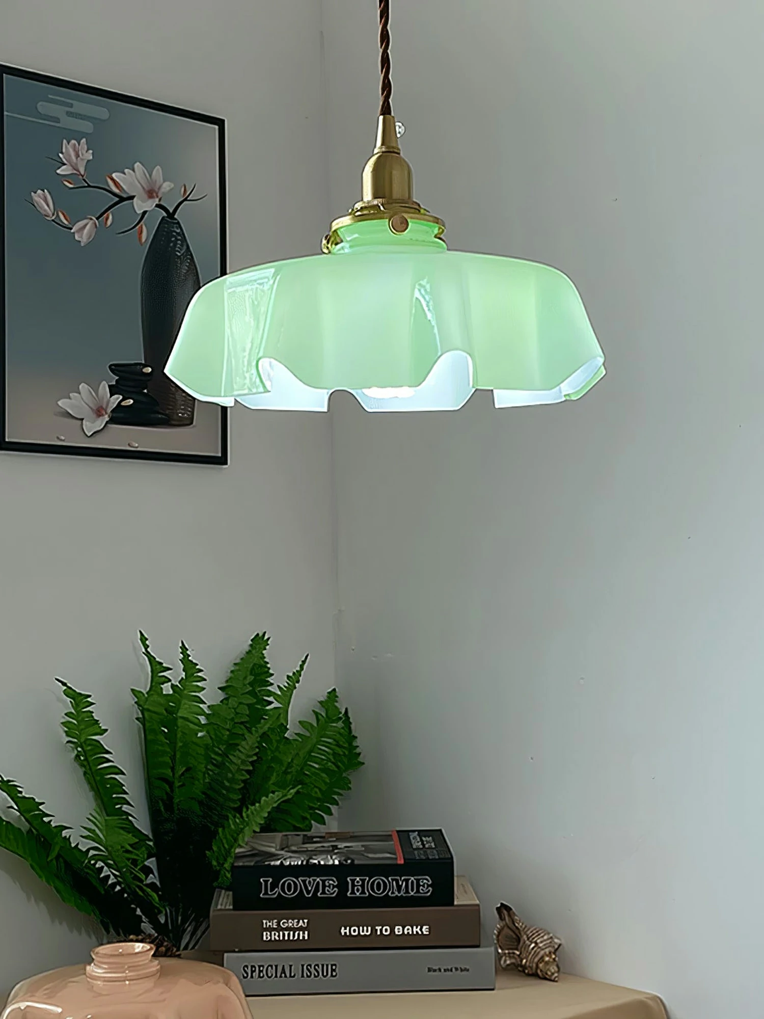 French Flower Pendant Light - Image 17