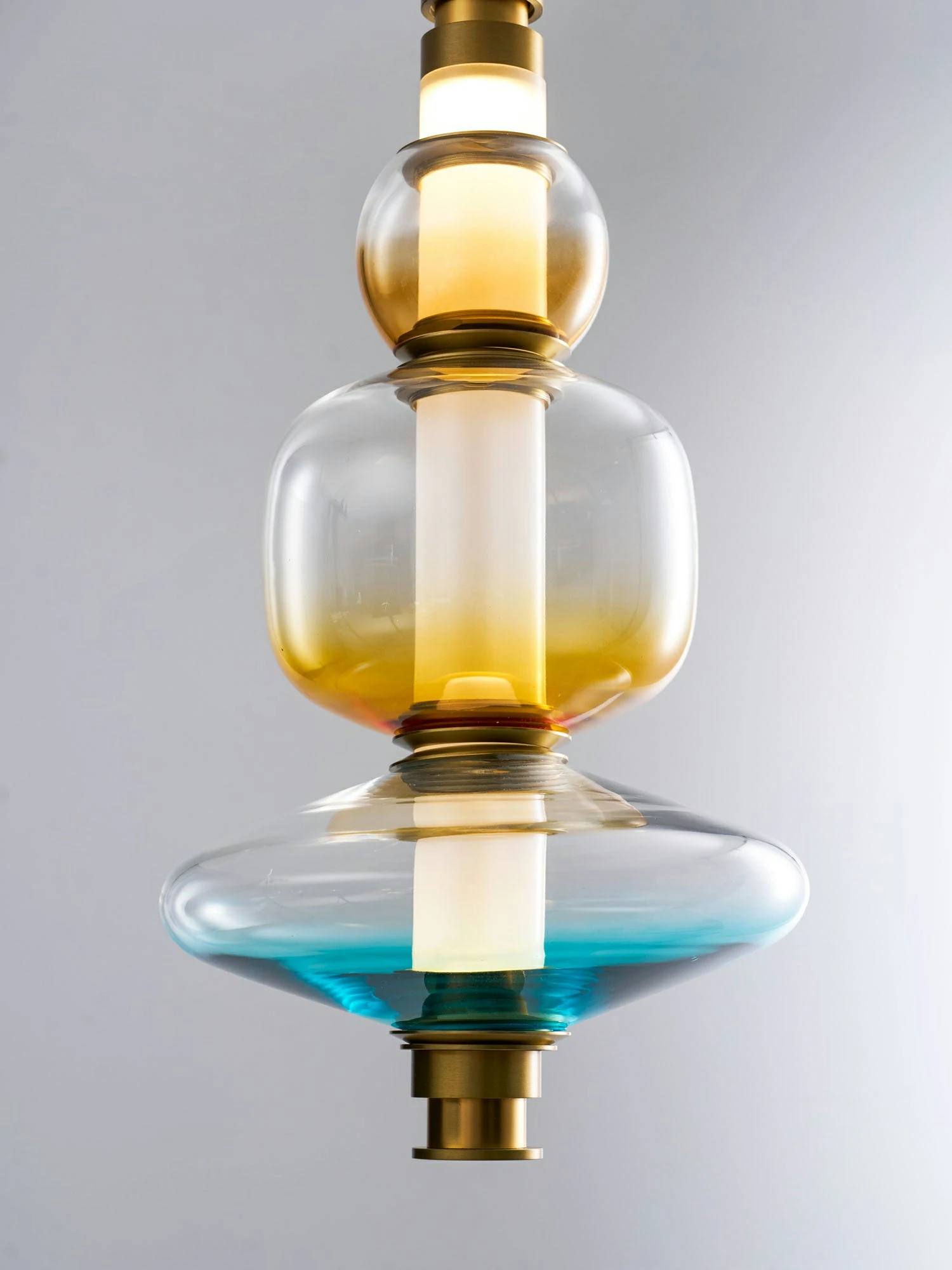 Glass Bead Linear Pendant Light - Image 8