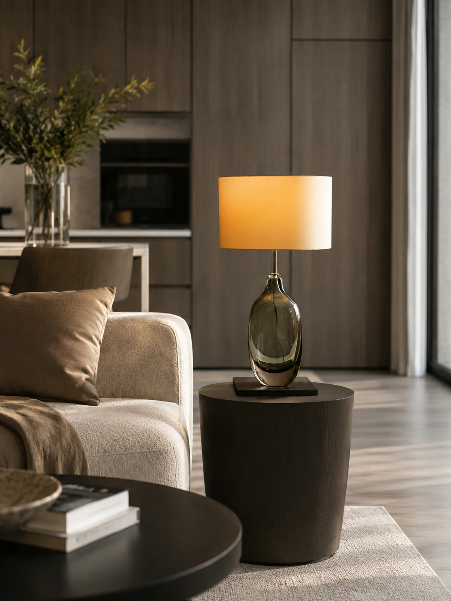 Glazed Crystal Table Lamp - Image 5