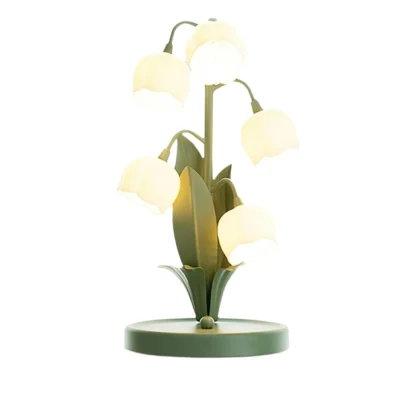 Green Lily Table Lamp