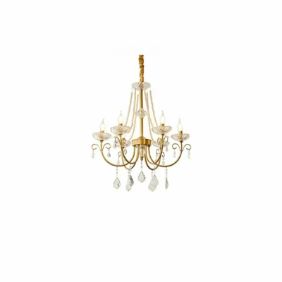 Imperial Pearl Crystal Chandelier