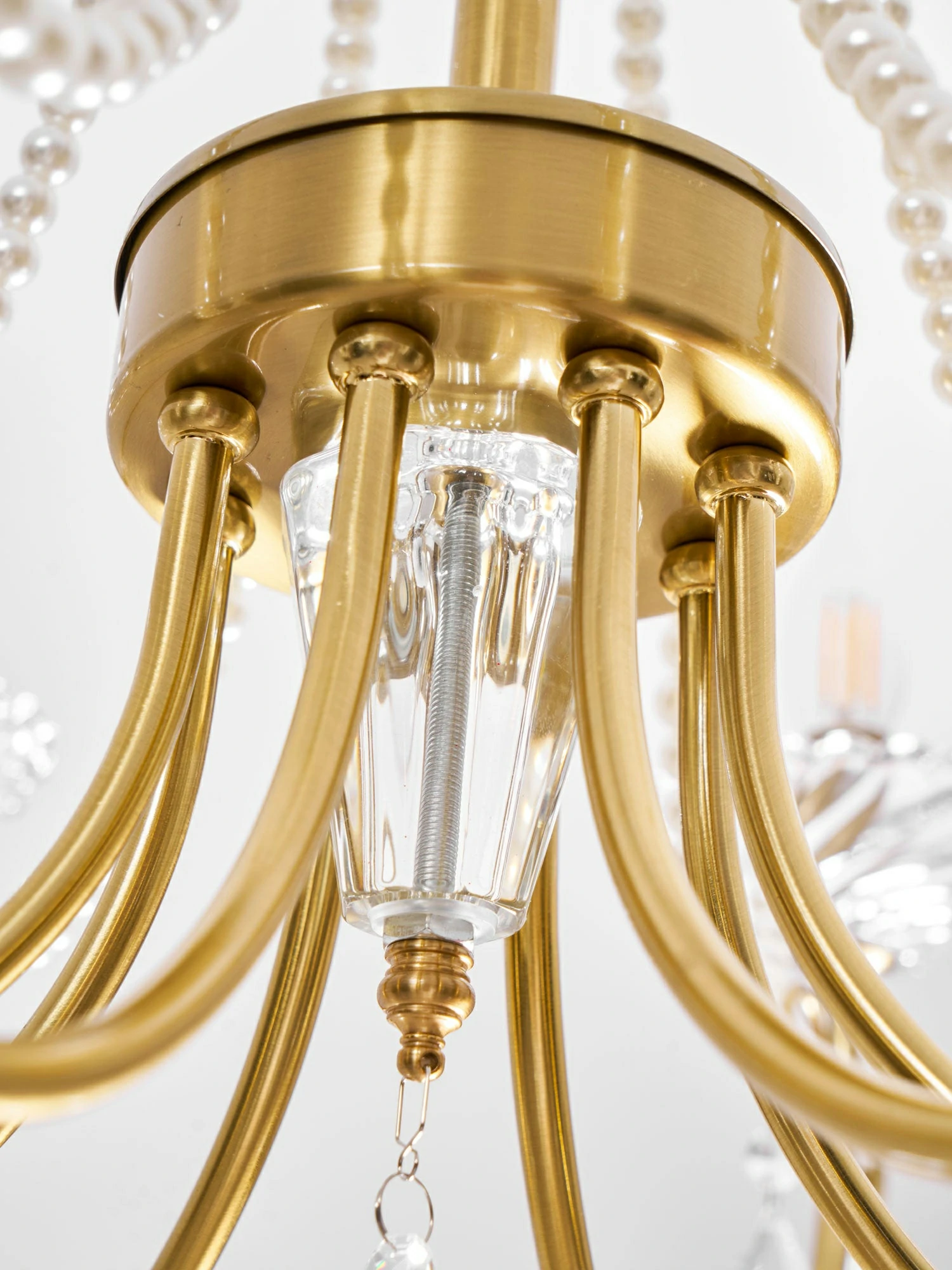 Imperial Pearl Crystal Chandelier - Image 9