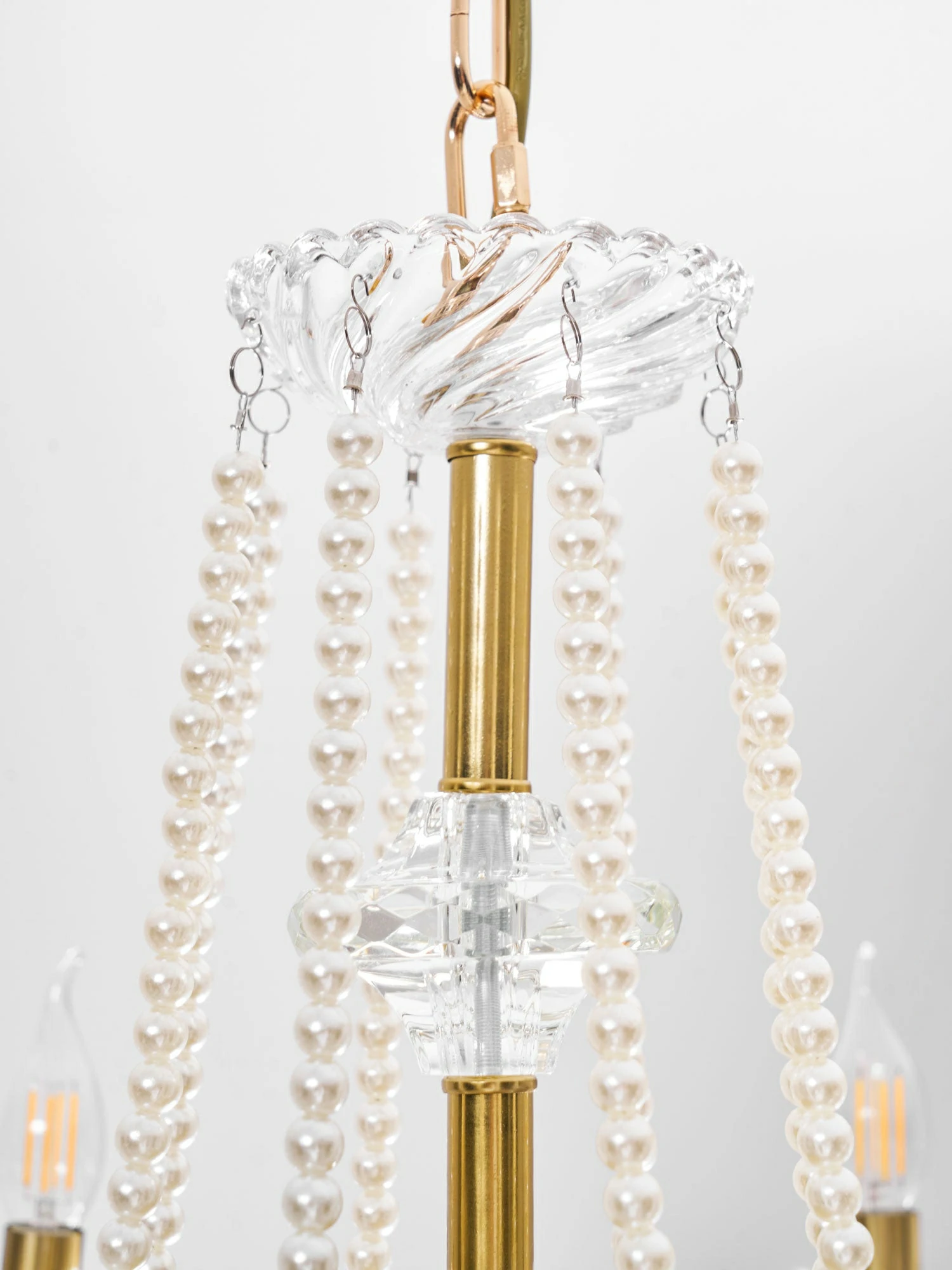 Imperial Pearl Crystal Chandelier - Image 6
