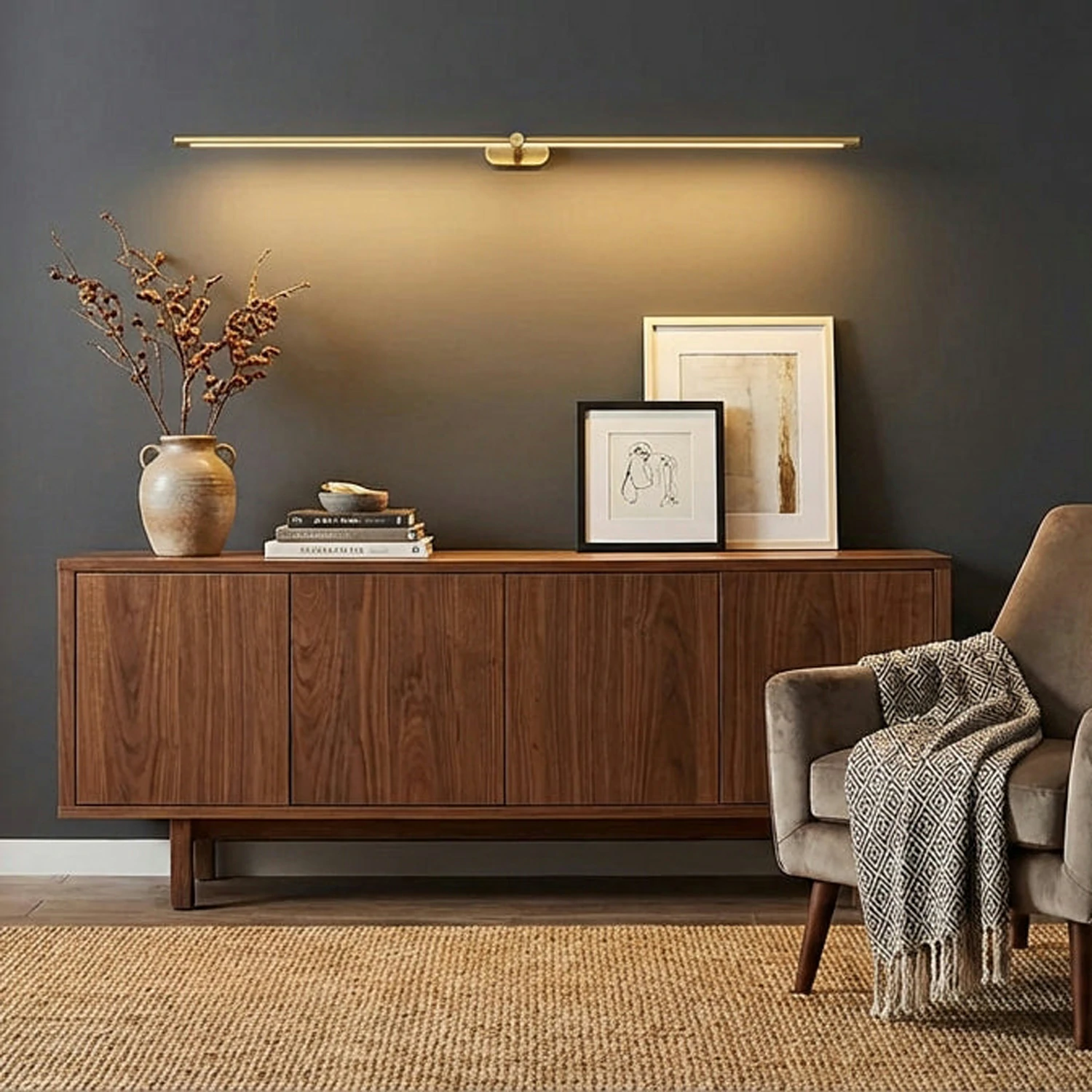 Kady Linear Rechargeable Version Wall Lamp - Image 5