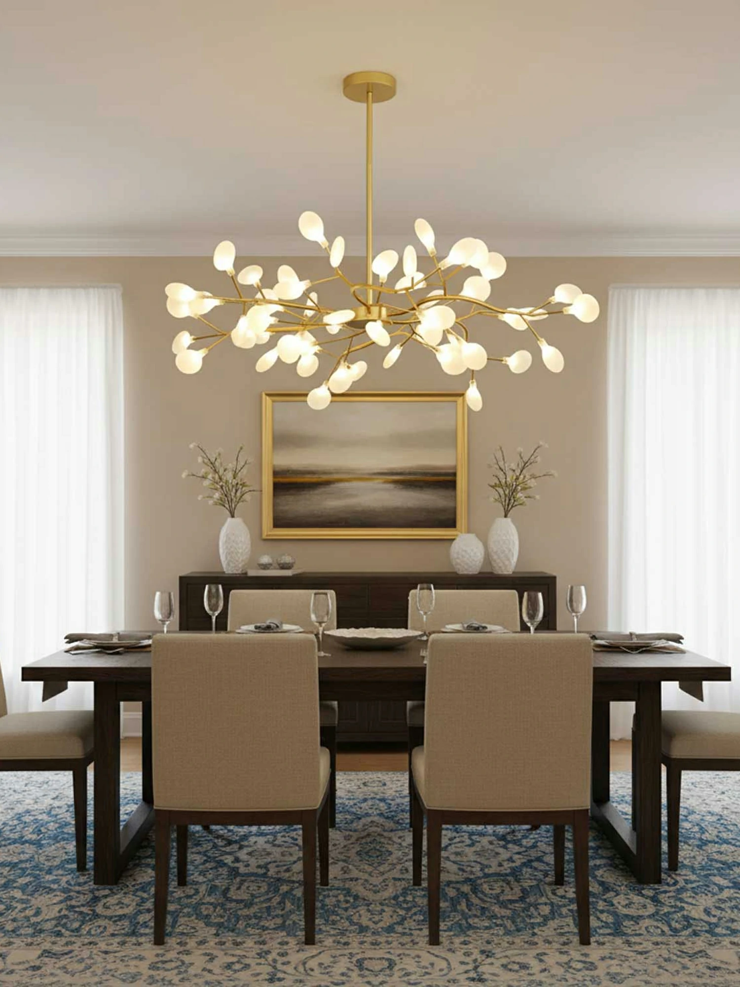 LED Firefly Sputnik Chandelier - Image 9