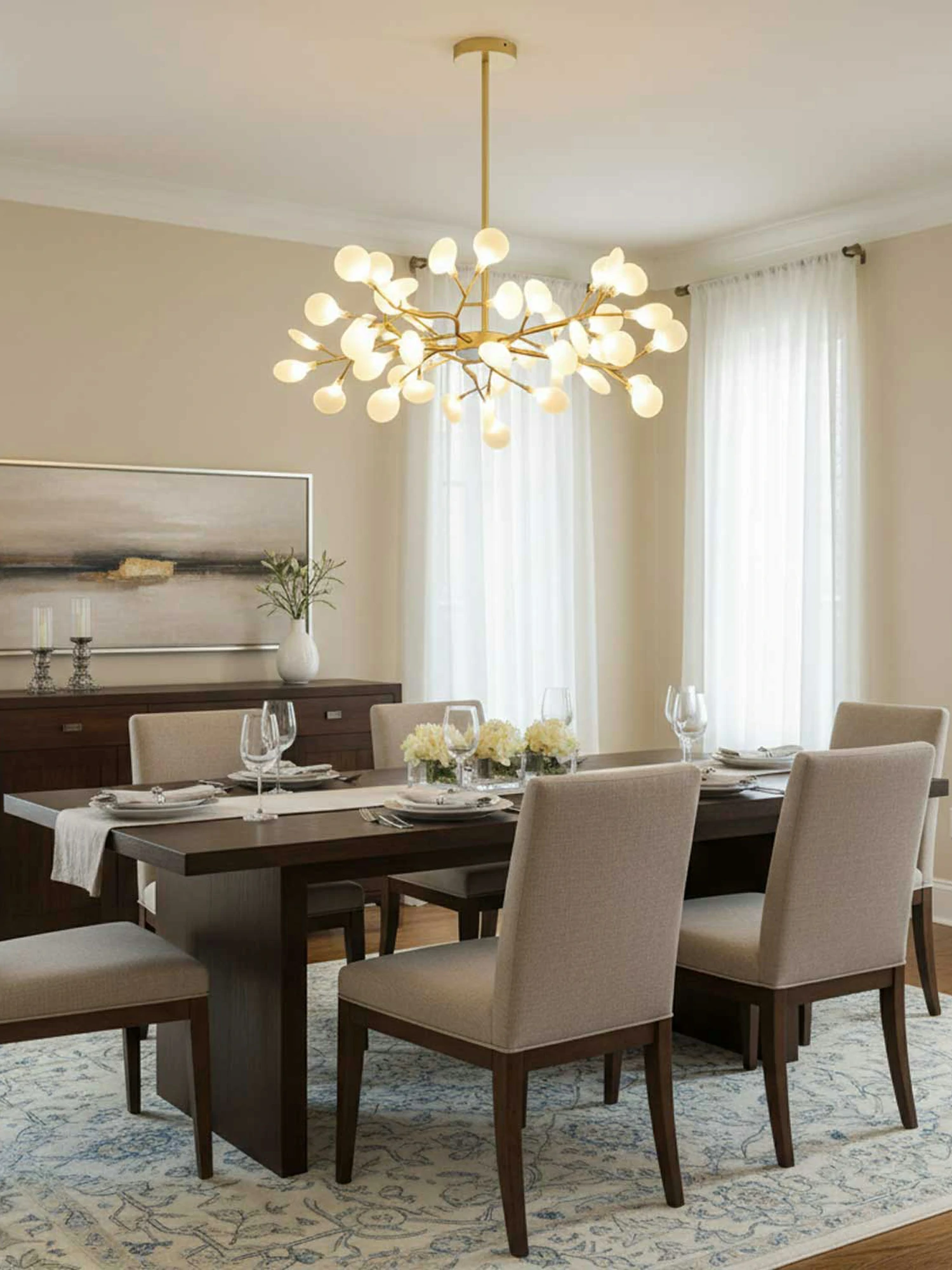 LED Firefly Sputnik Chandelier - Image 12