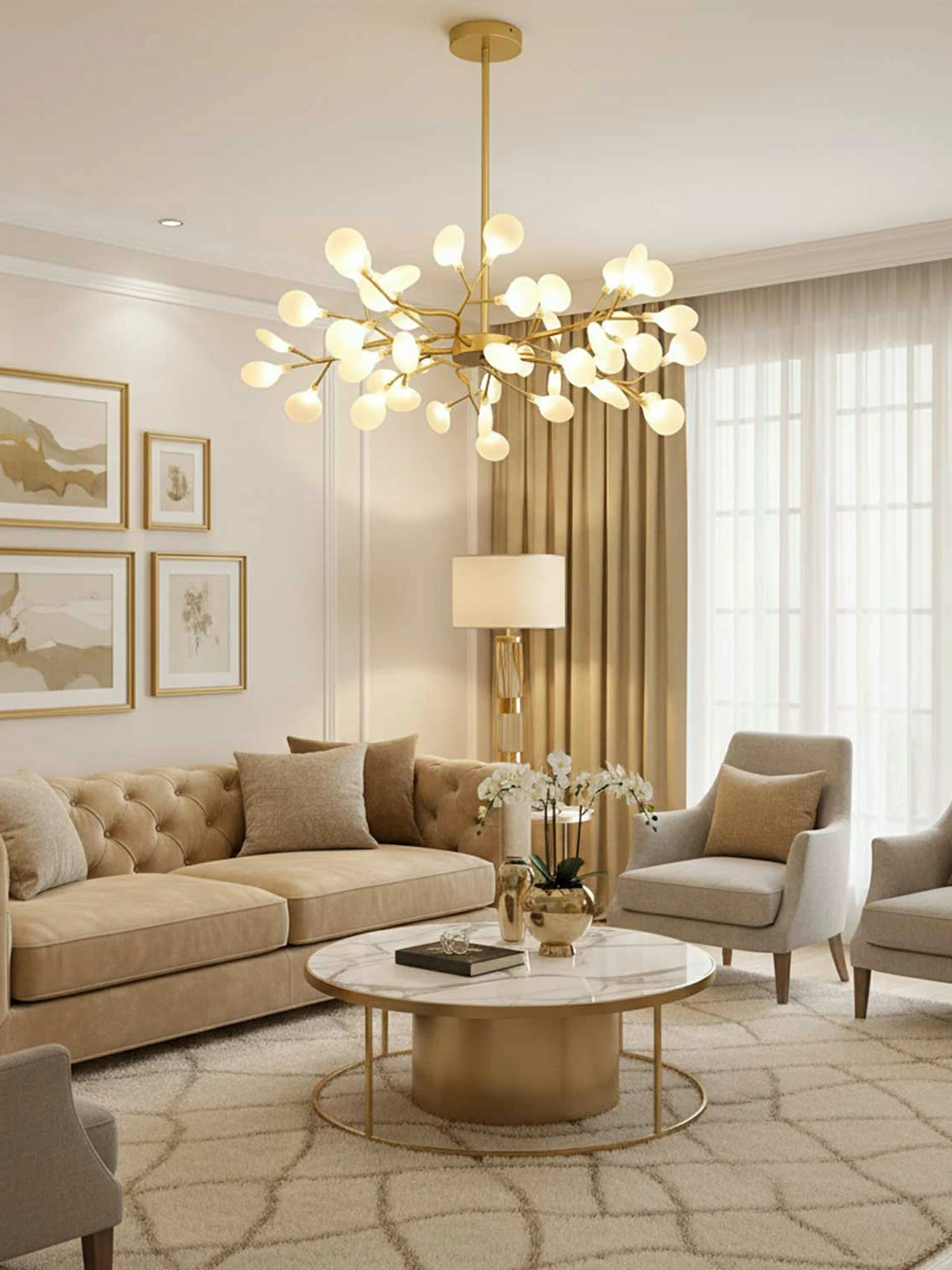LED Firefly Sputnik Chandelier - Image 10