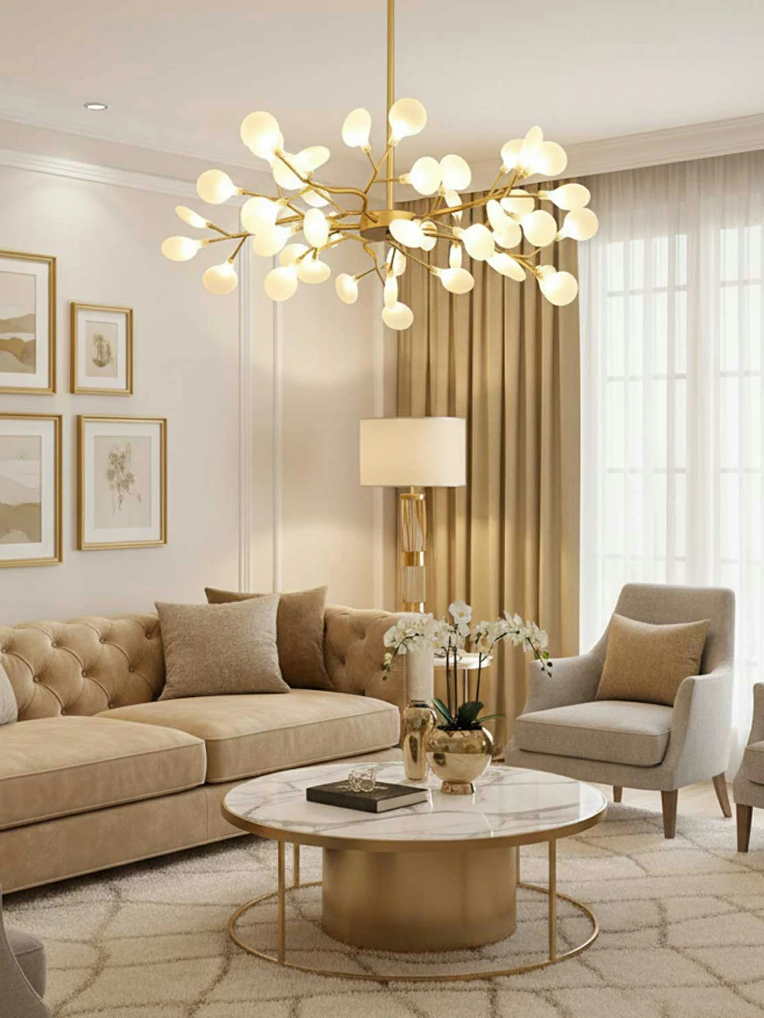 LED Firefly Sputnik Chandelier - Image 7