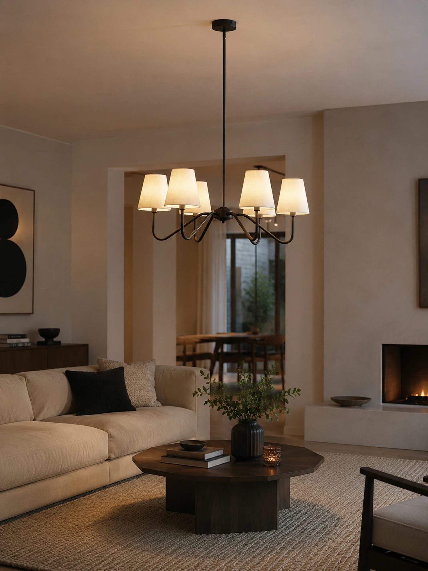 Lassen Black Chandelier - Image 4