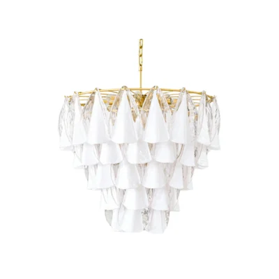 Lunara White Chandelier