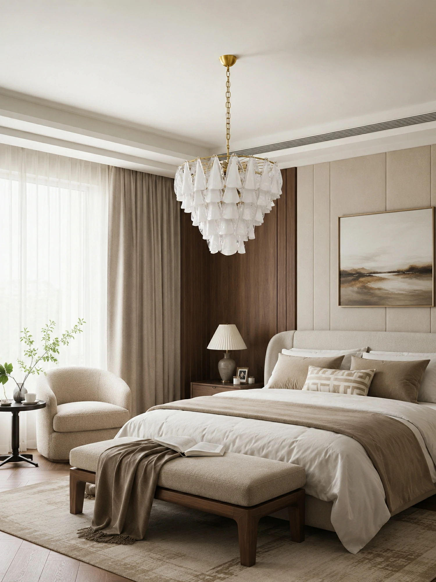 Lunara White Chandelier - Image 11