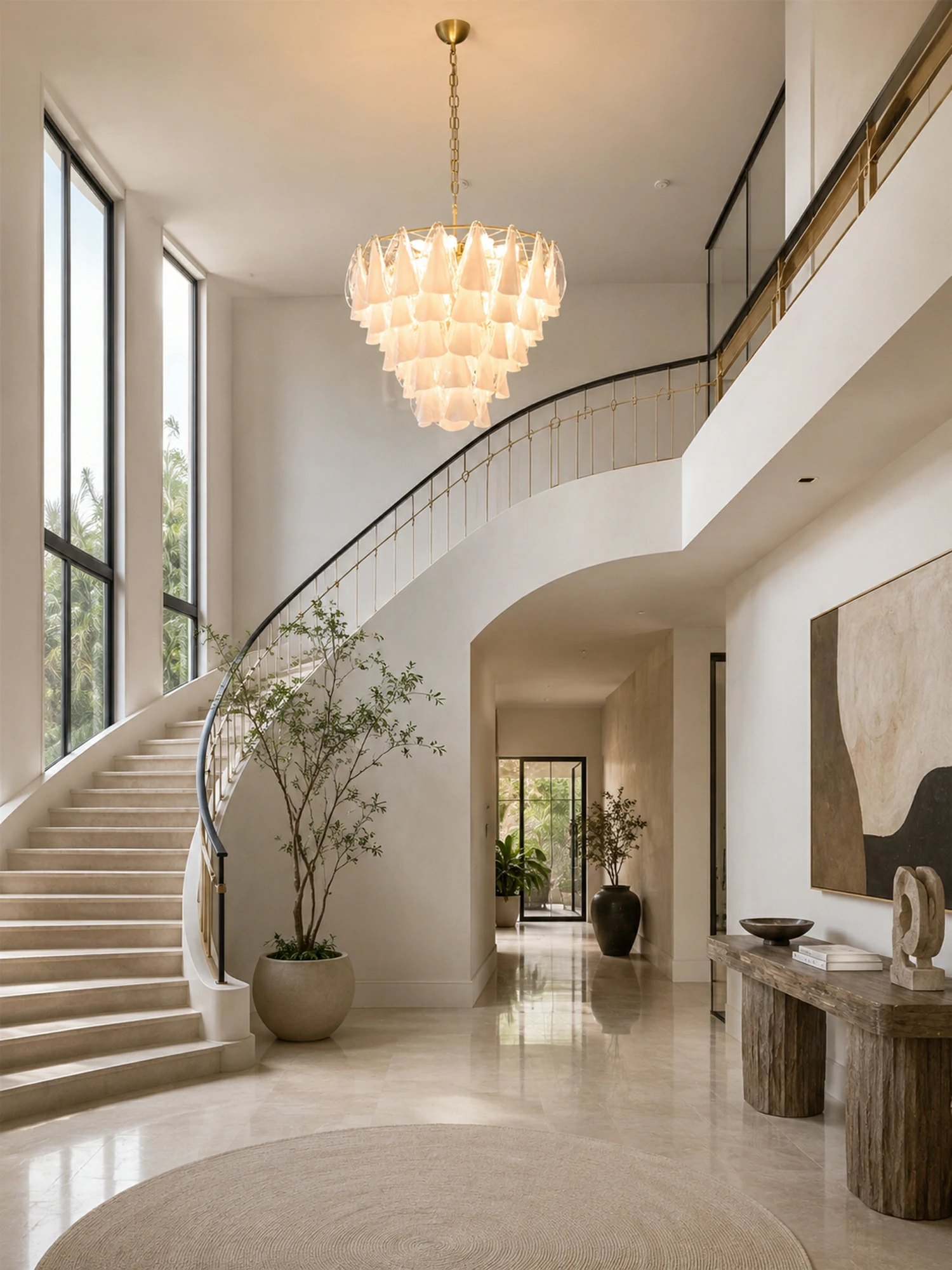Lunara White Chandelier - Image 10