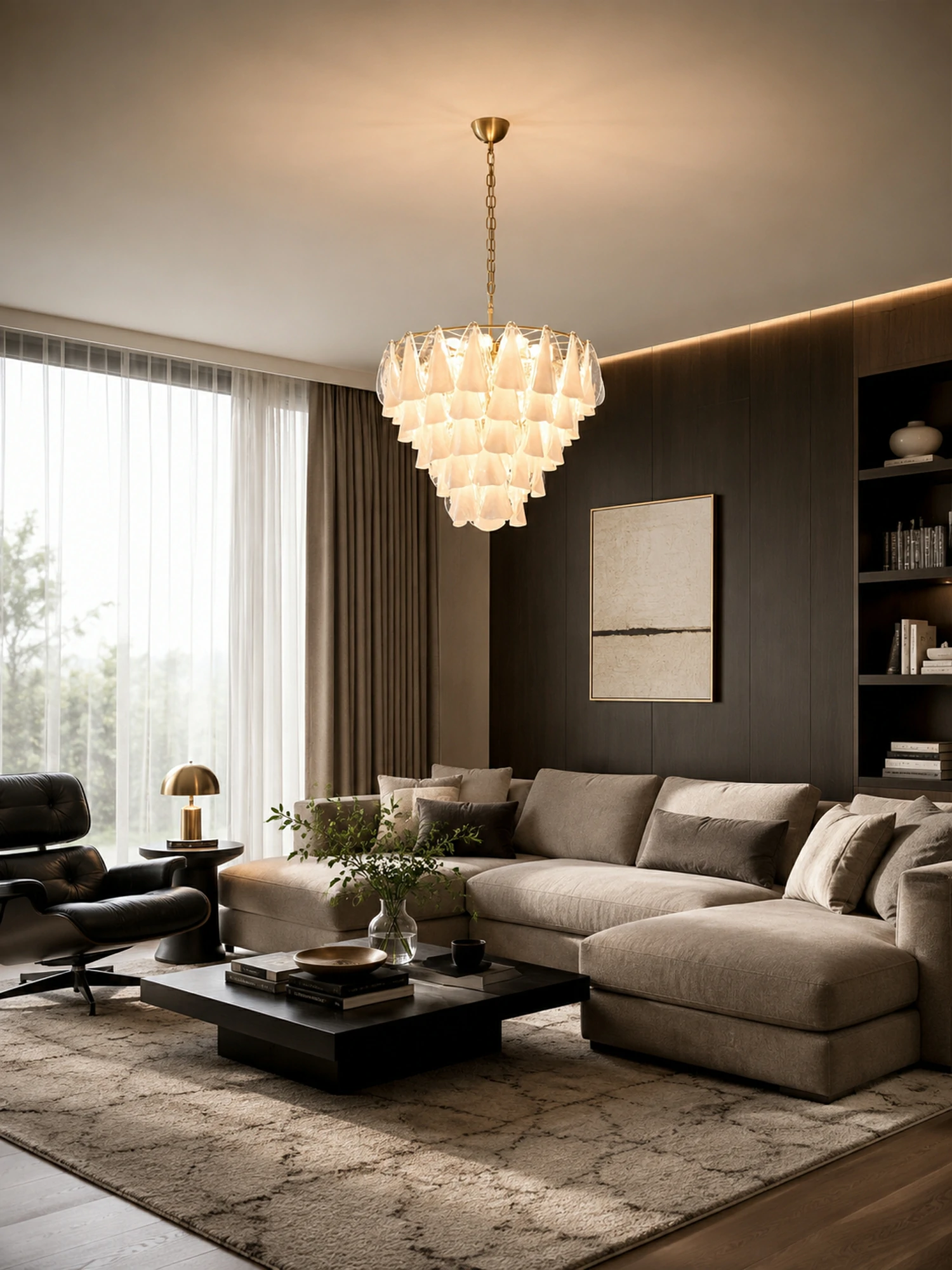 Lunara White Chandelier - Image 8
