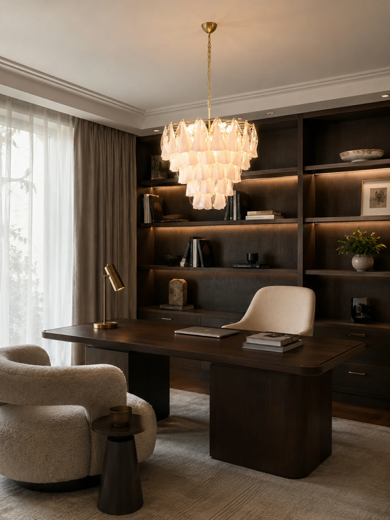 Lunara White Chandelier - Image 5