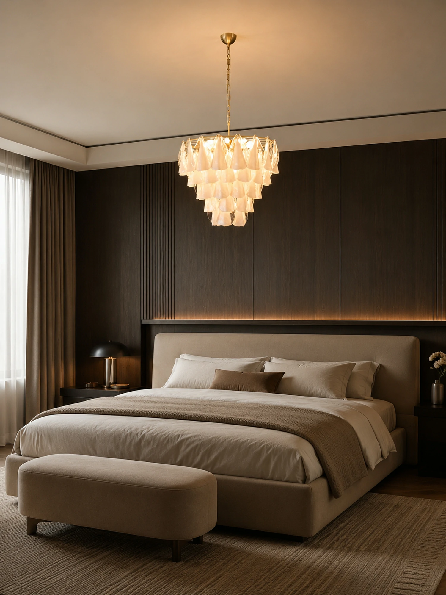 Lunara White Chandelier - Image 6