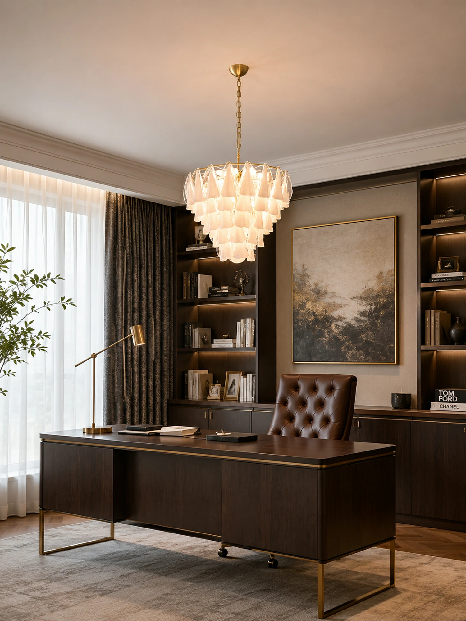 Lunara White Chandelier - Image 7