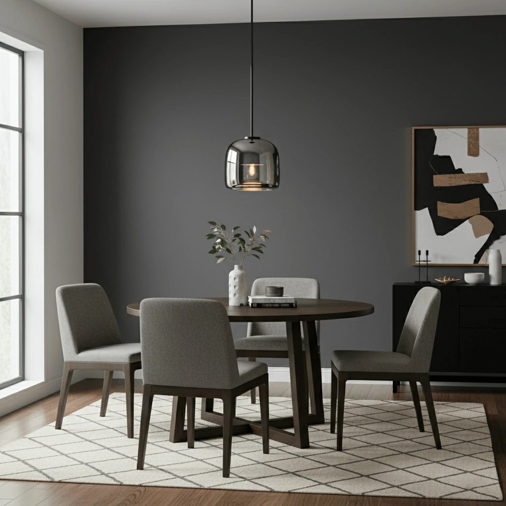 Metro Sphere Glass Pendant Lamp - Image 12