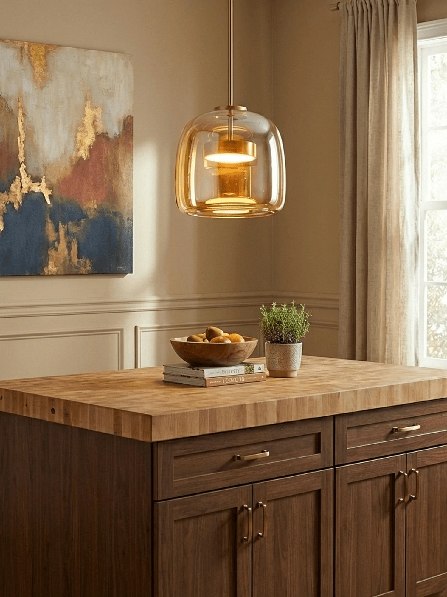 Metro Sphere Glass Pendant Lamp - Image 5