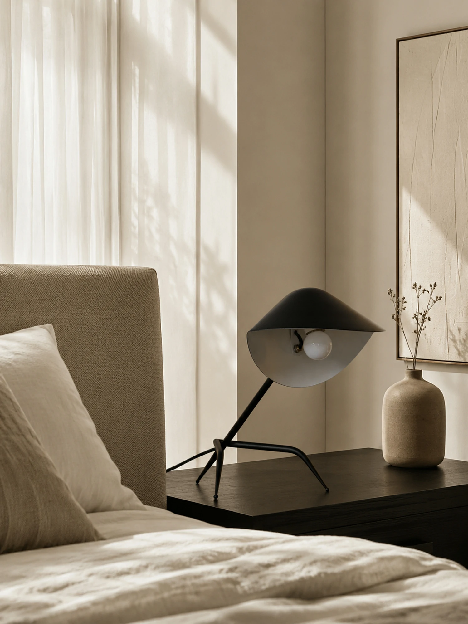Modern Tripod Table Lamp - Image 3