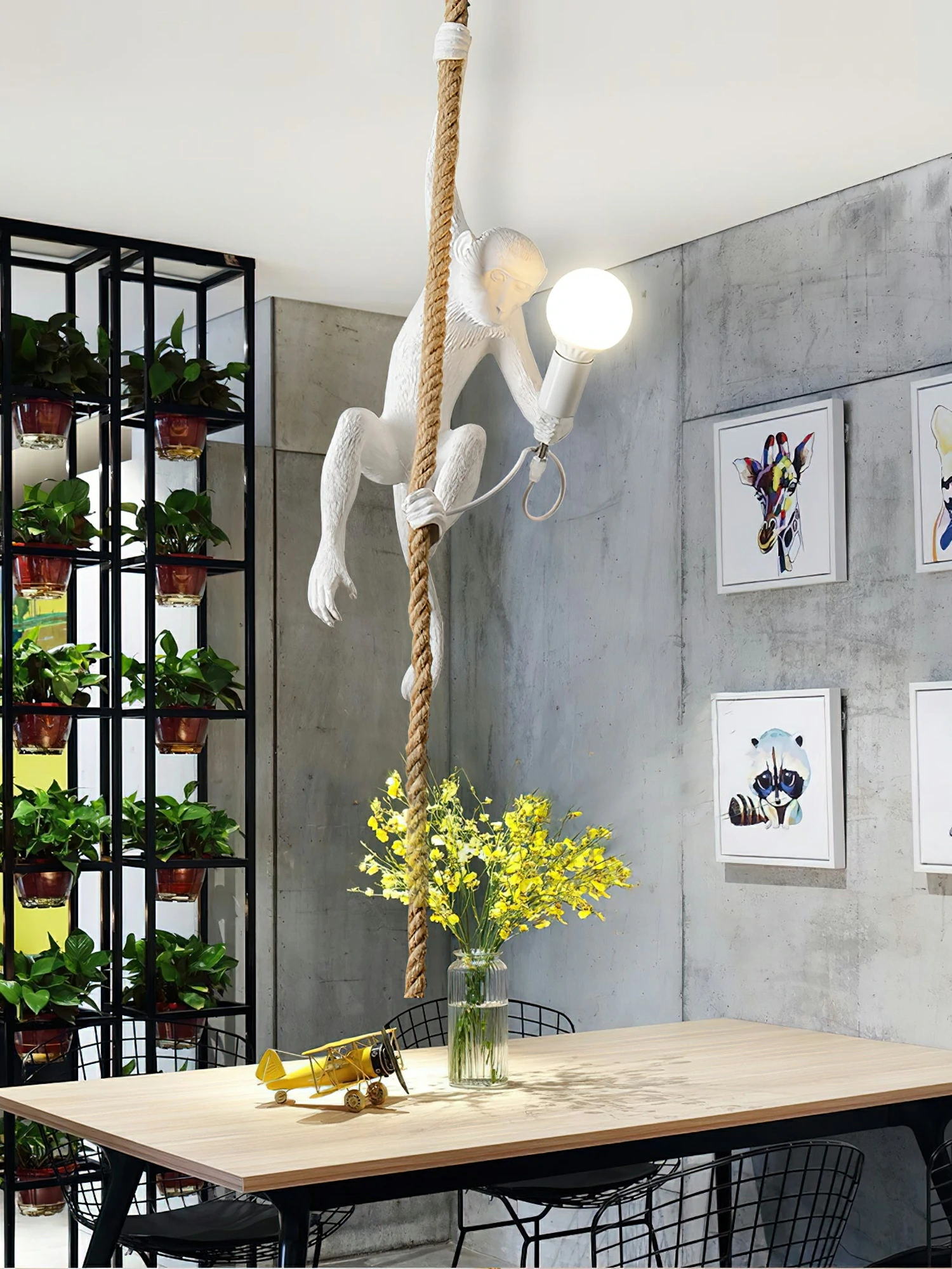 Monkey Pendant Lamp - Image 4