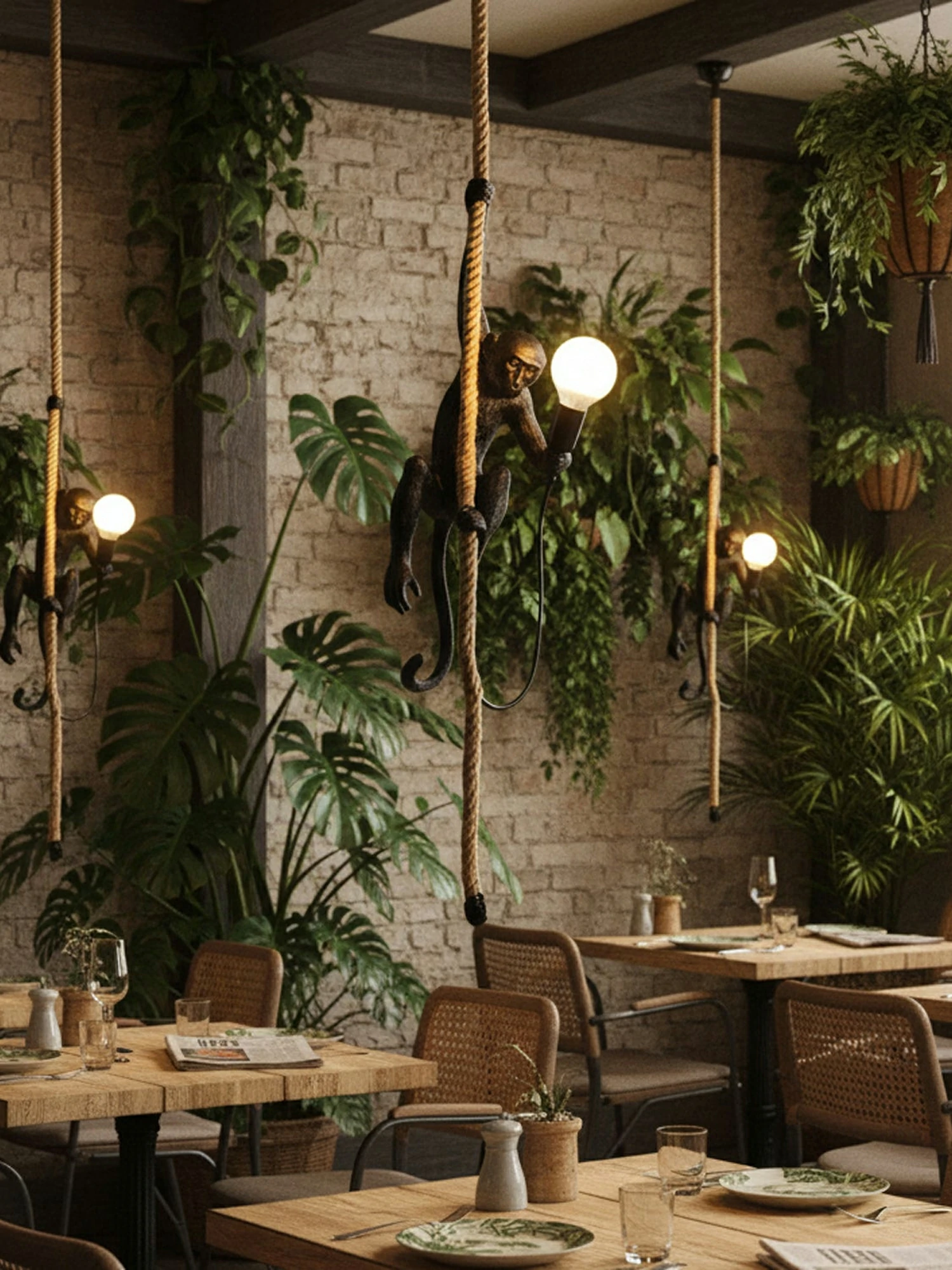 Monkey Pendant Lamp - Image 12