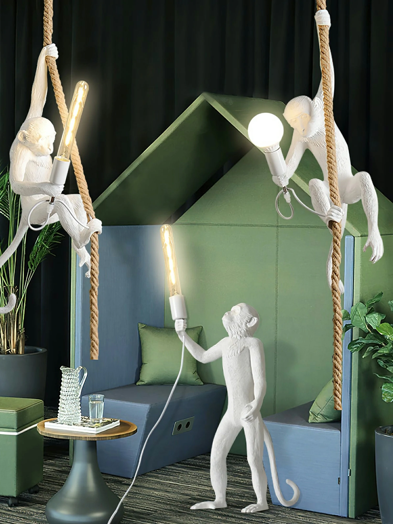 Monkey Pendant Lamp - Image 9