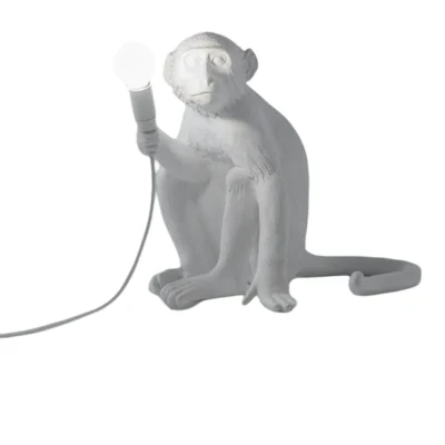 Monkey Resin Table Lamp