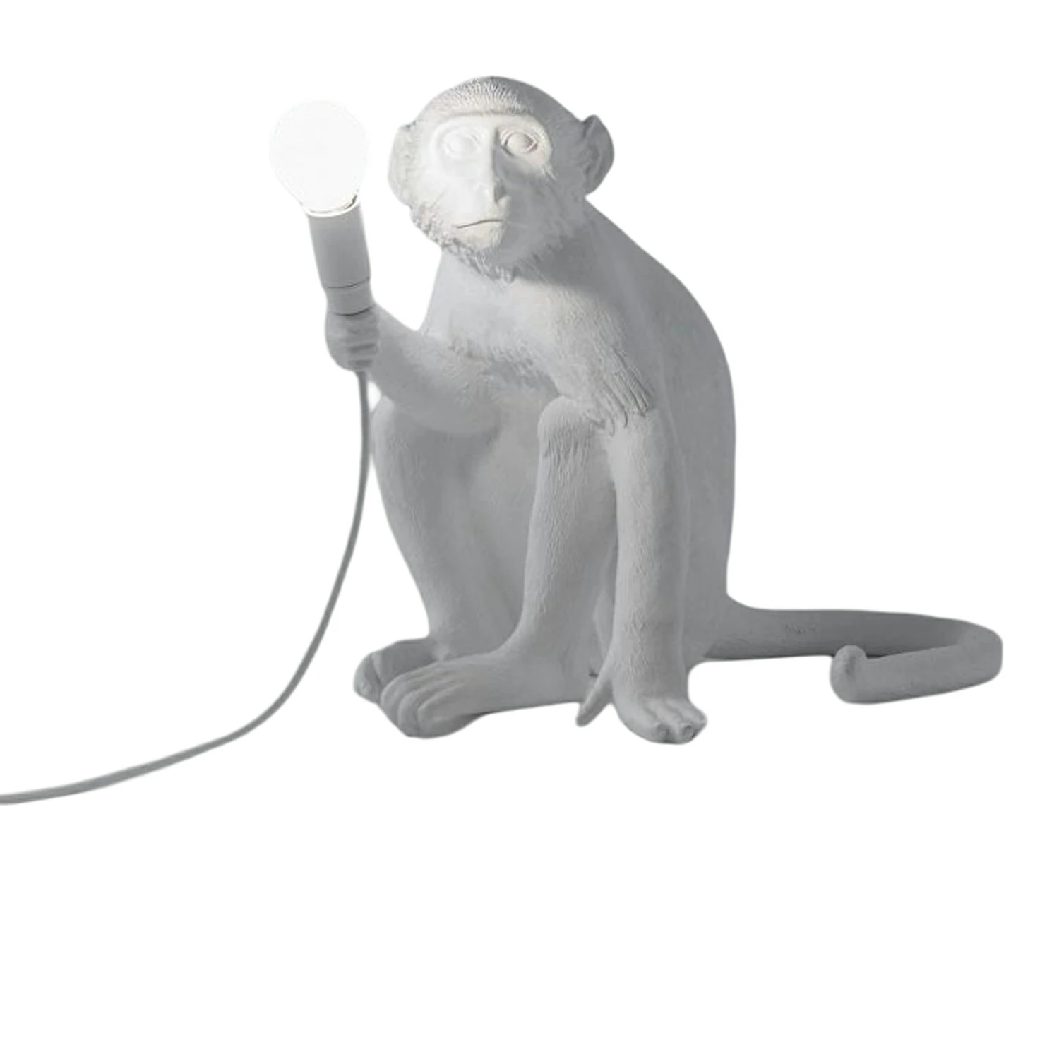 Monkey Resin Table Lamp