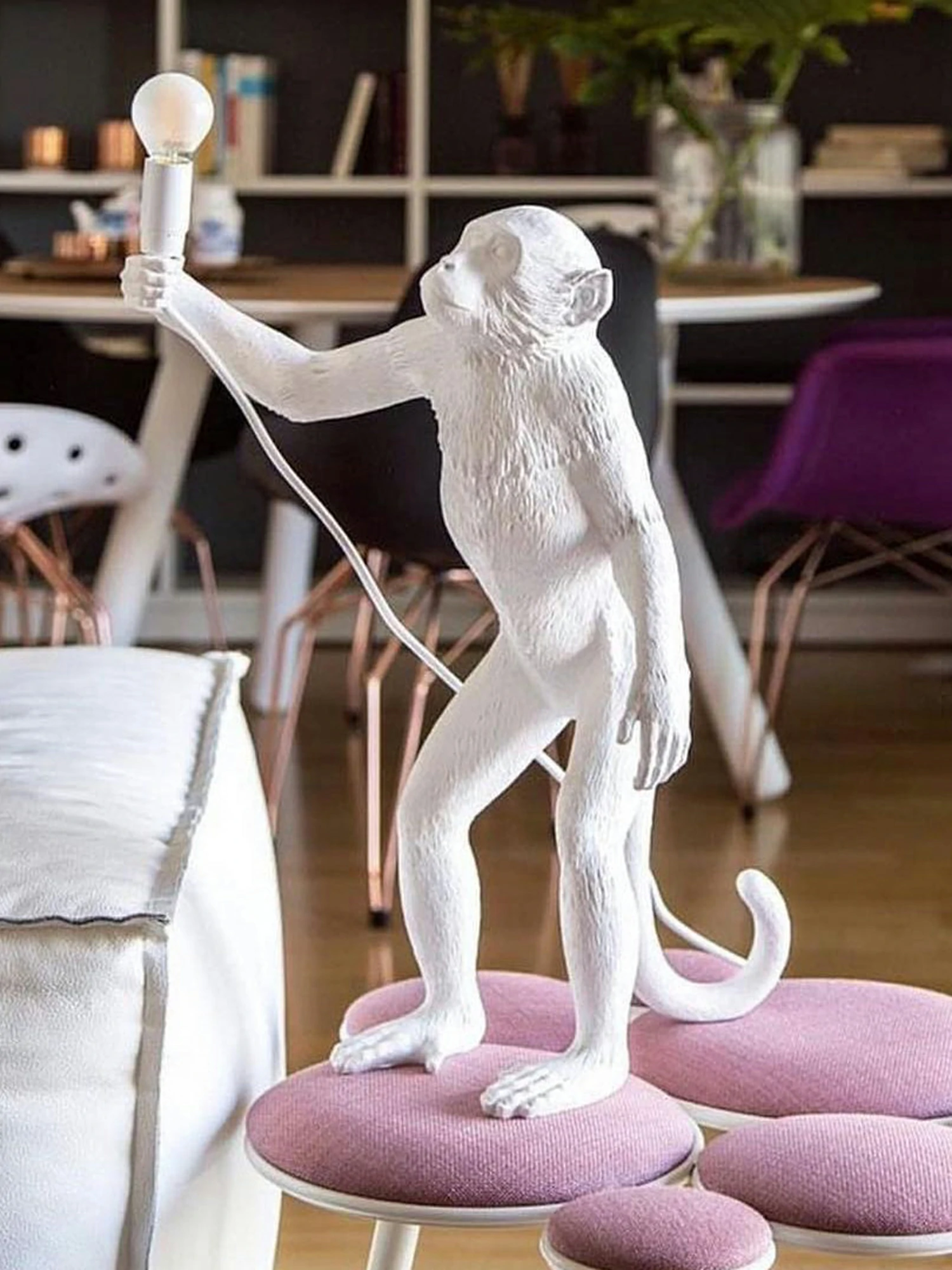 Monkey Resin Table Lamp - Image 7