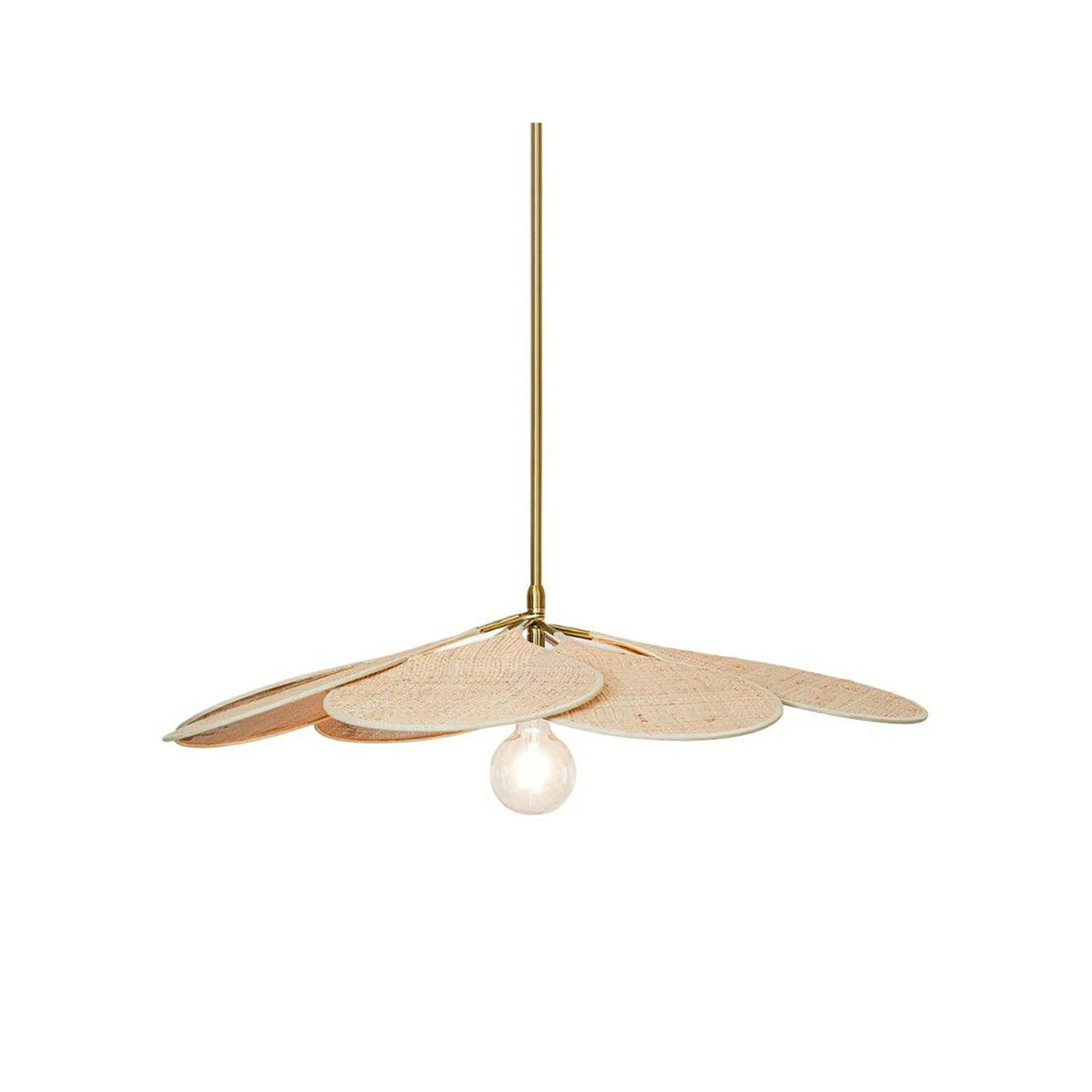 Petals Bloom Rattan Pendant Lamp - Image 8