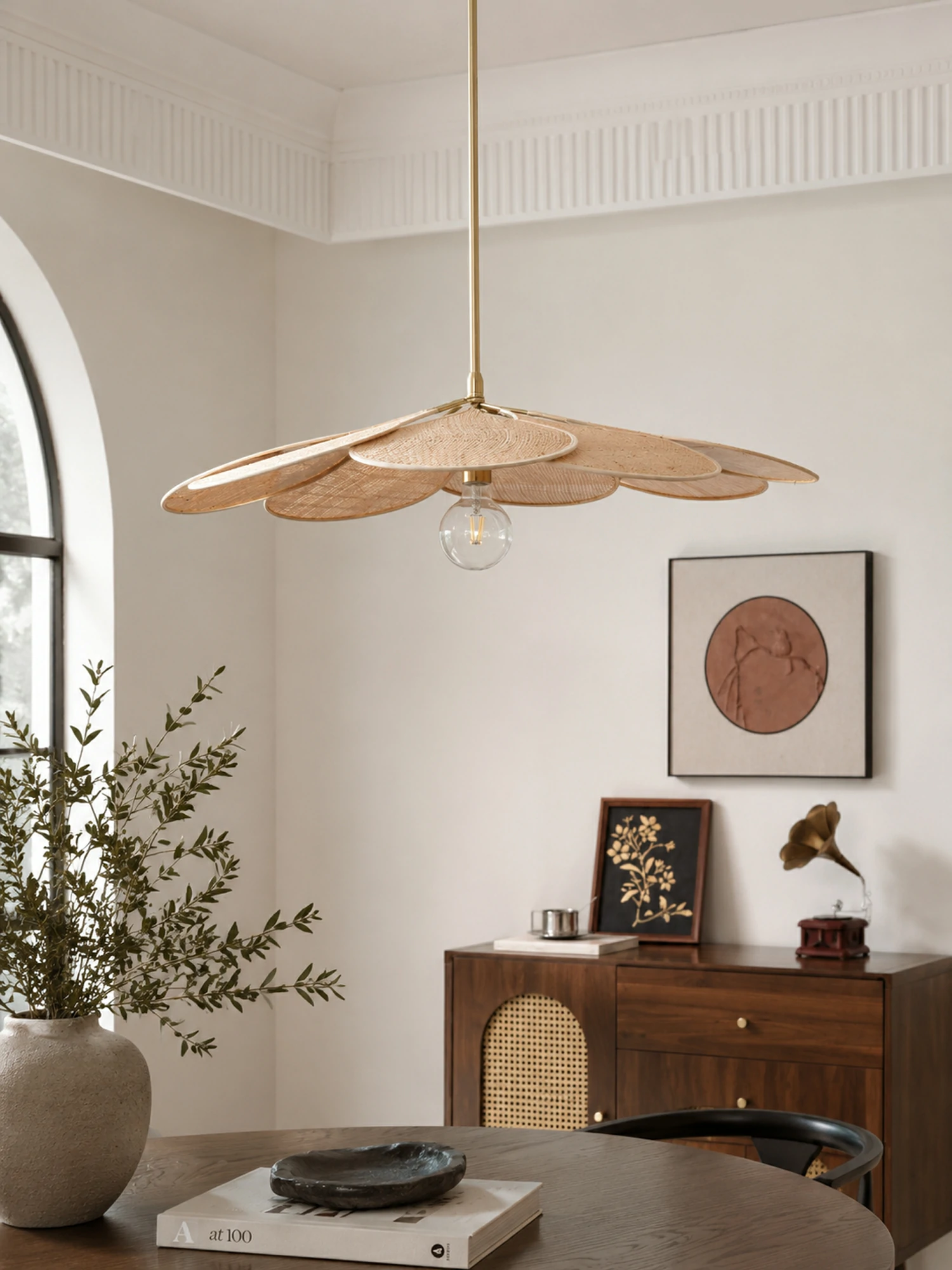 Petals Bloom Rattan Pendant Lamp - Image 2