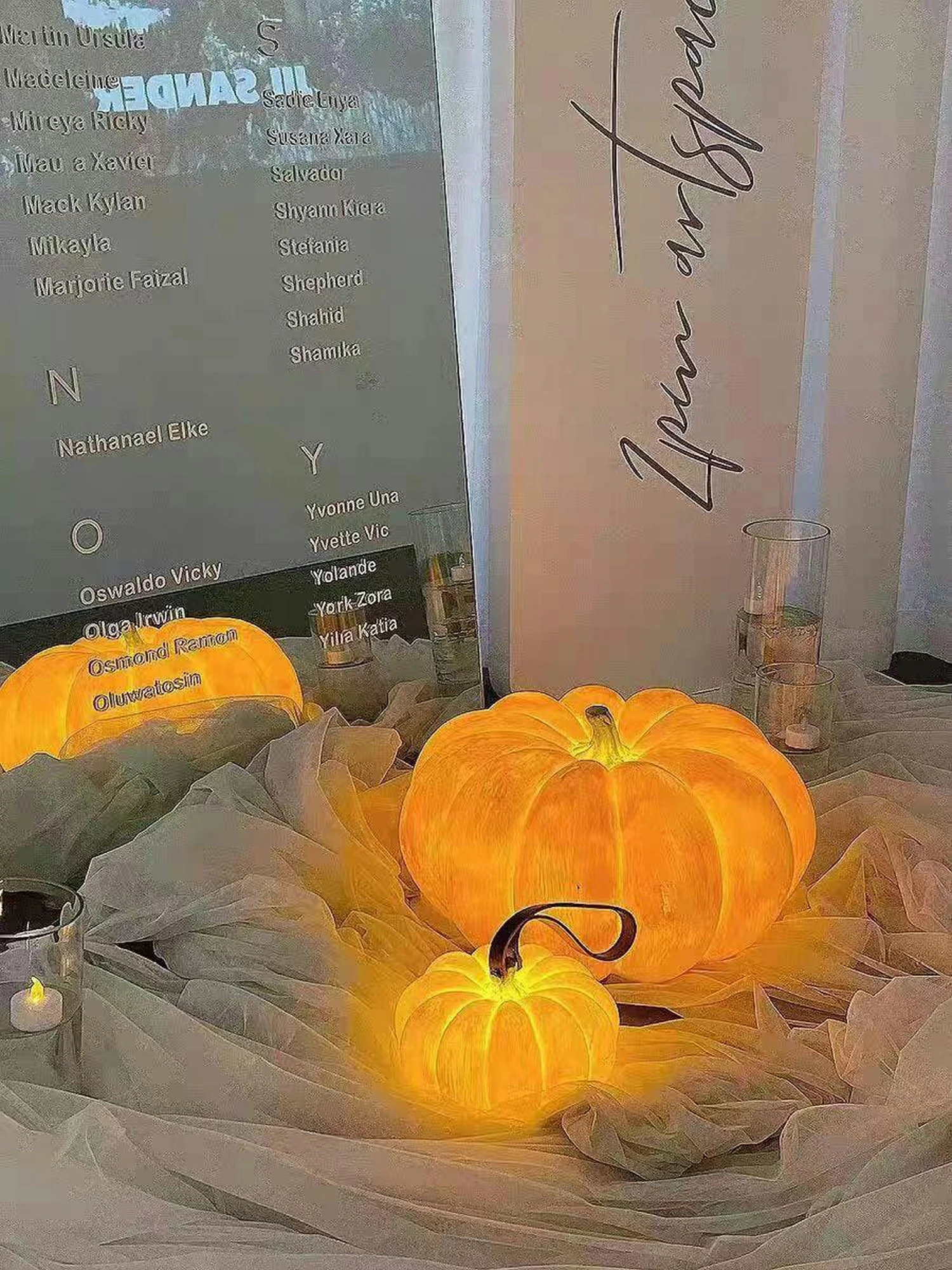 Portable Pumpkin Table Lamp - Image 9