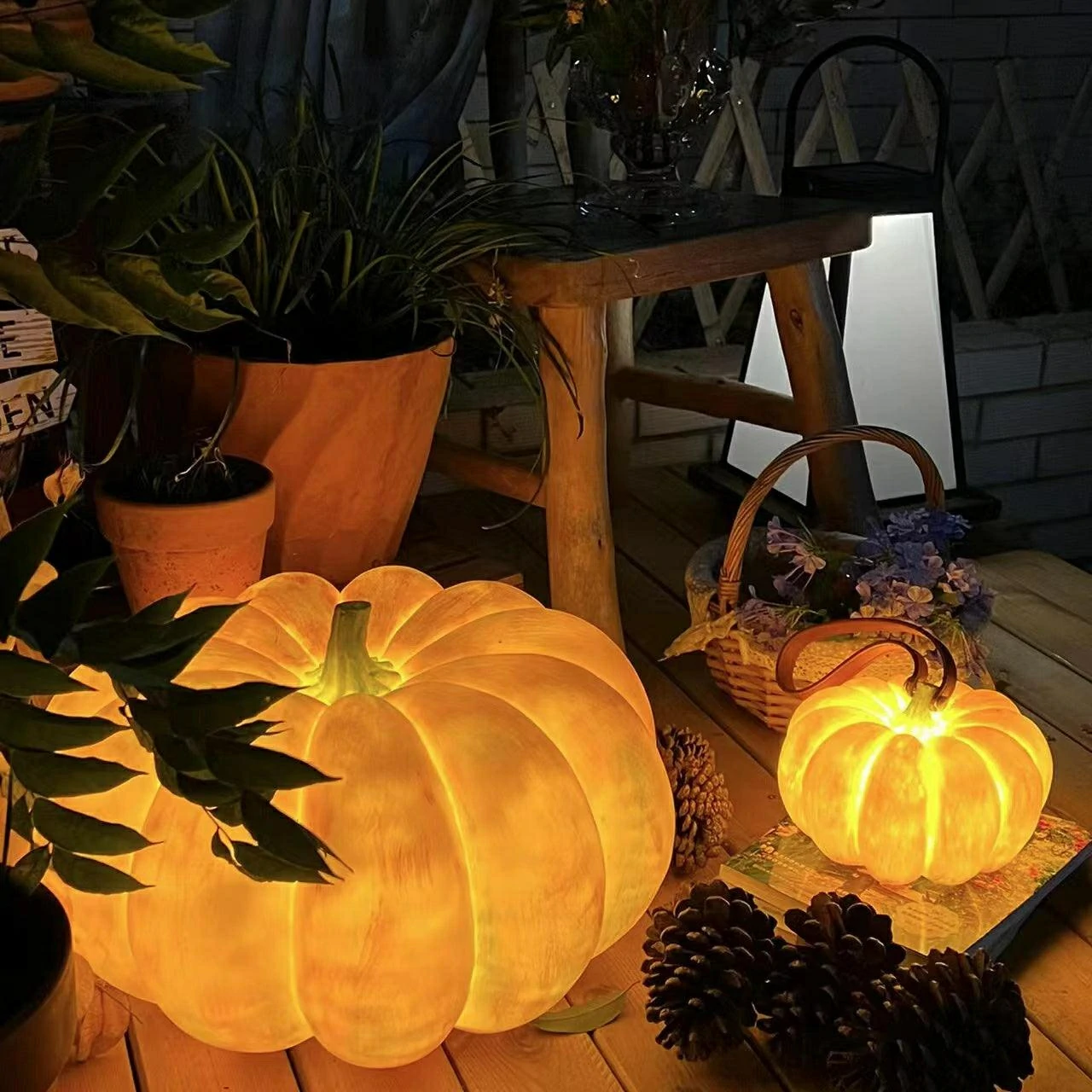 Portable Pumpkin Table Lamp - Image 16