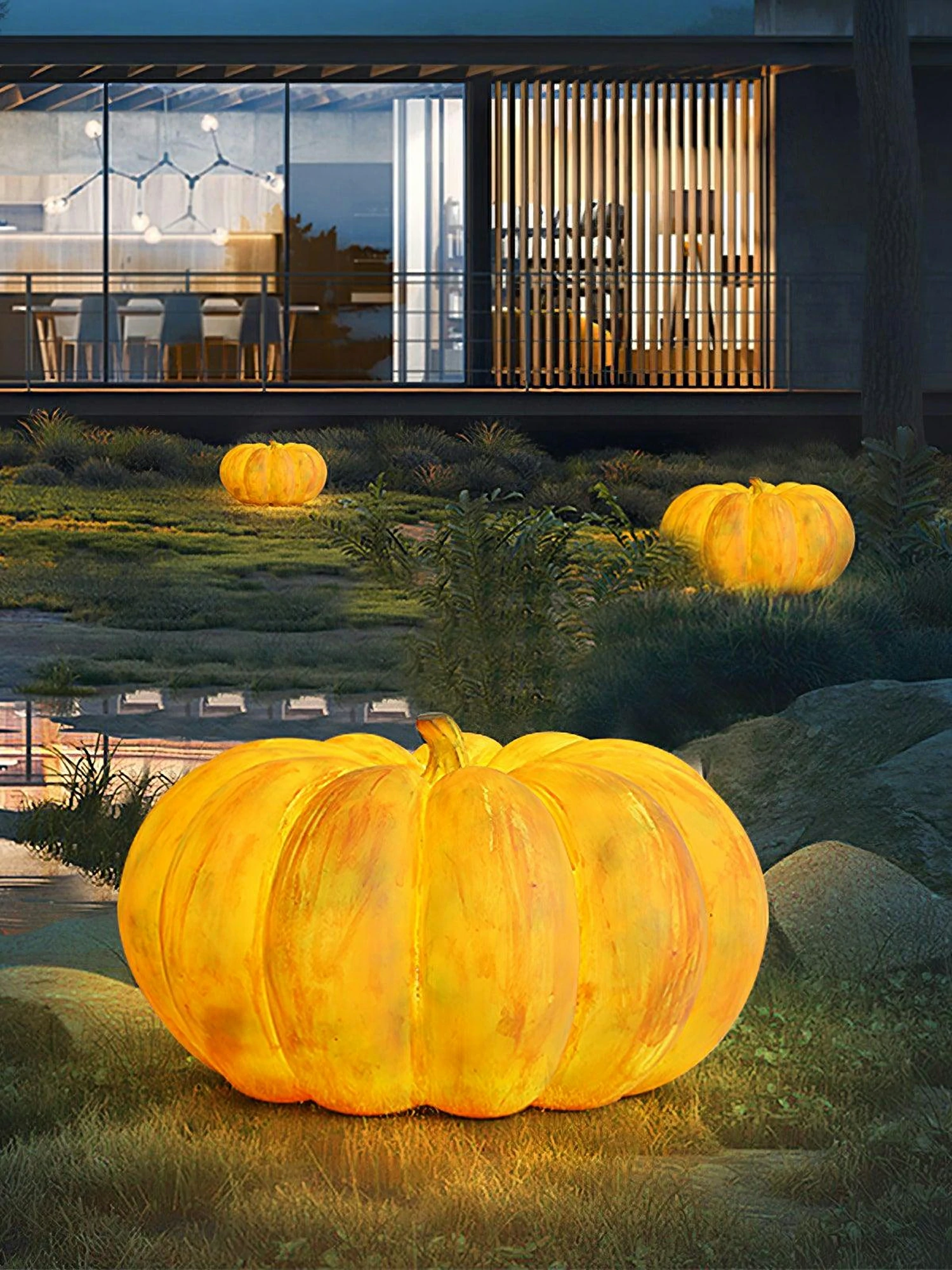 Portable Pumpkin Table Lamp - Image 3