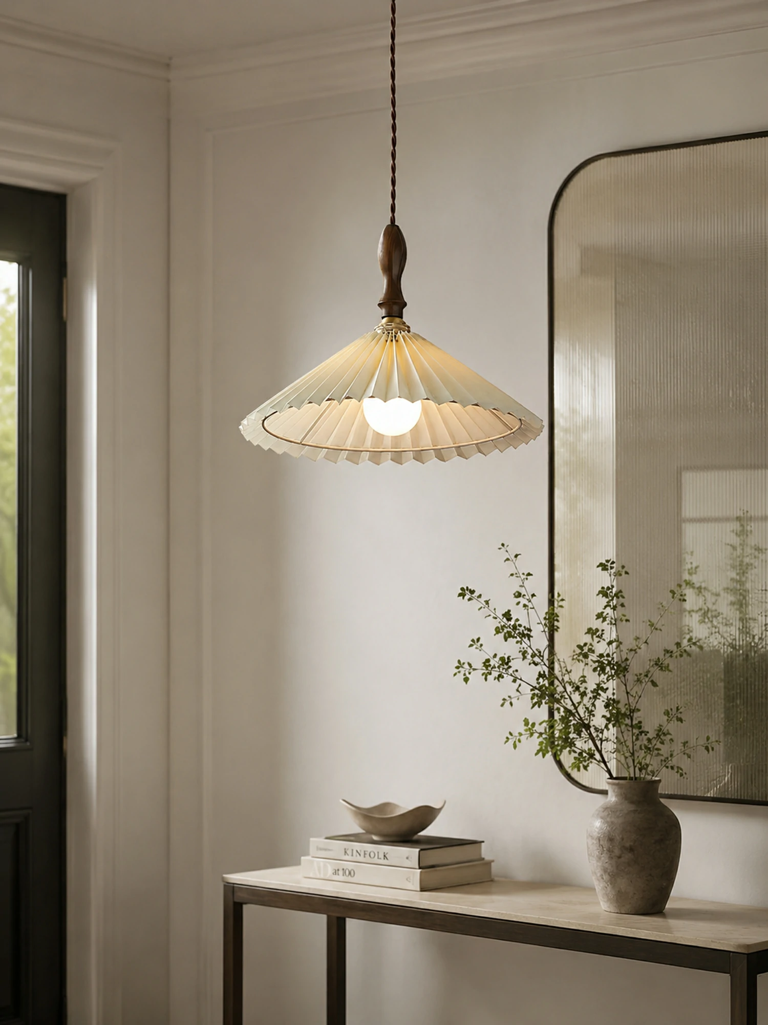 Prairie Pleated Pendant Lamp - Image 9